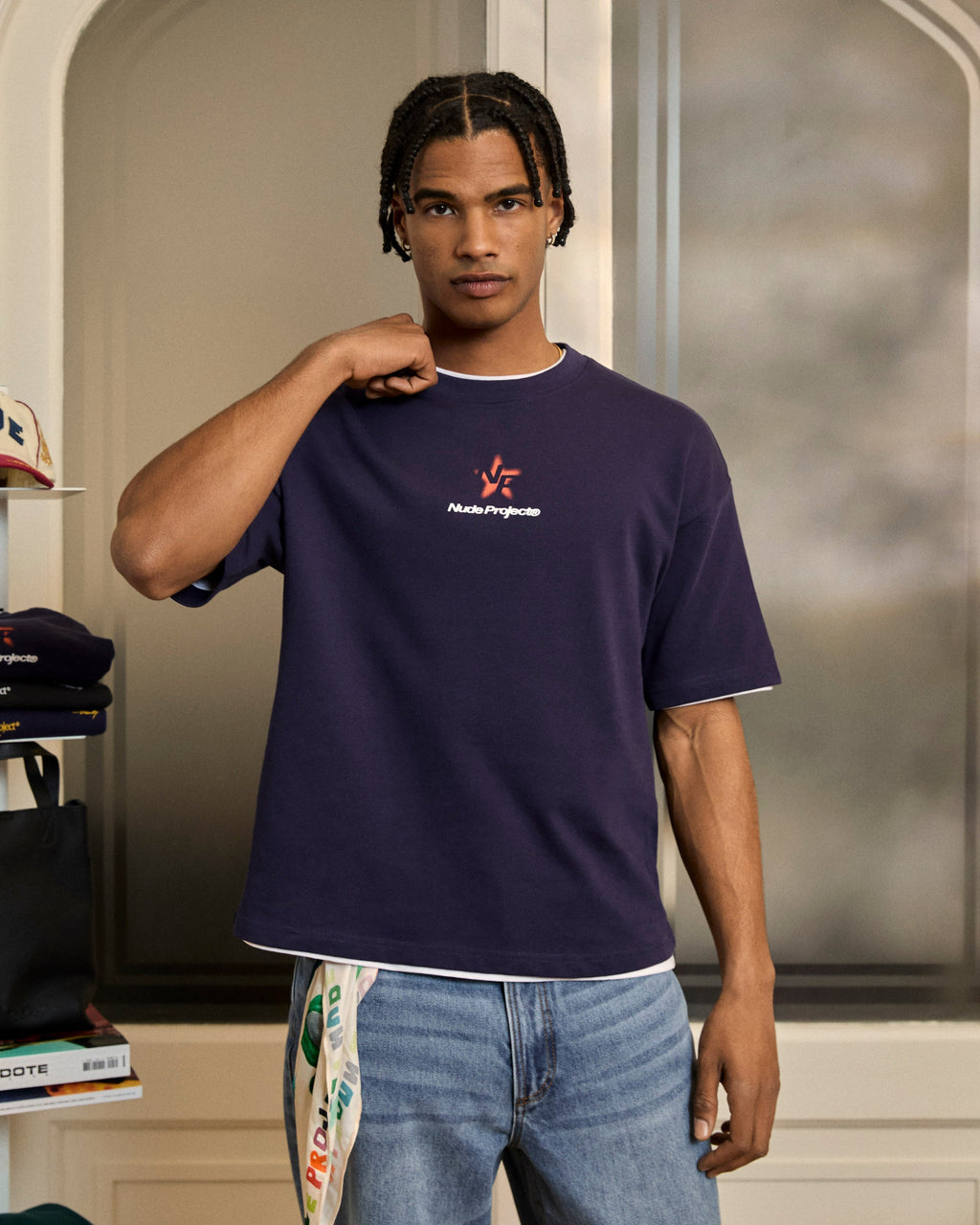 Camiseta Seoul Azul Marino