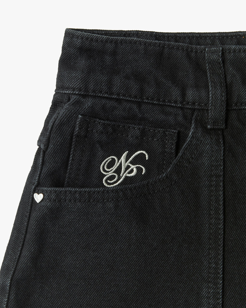 Pantalón Vaquero Barrel Negro