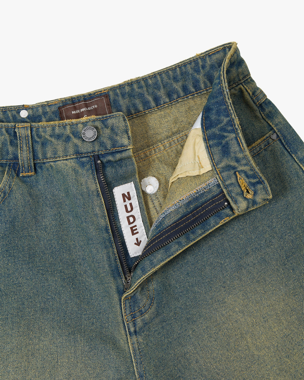 Pantalón Corto Baggy Indigo Old Denim