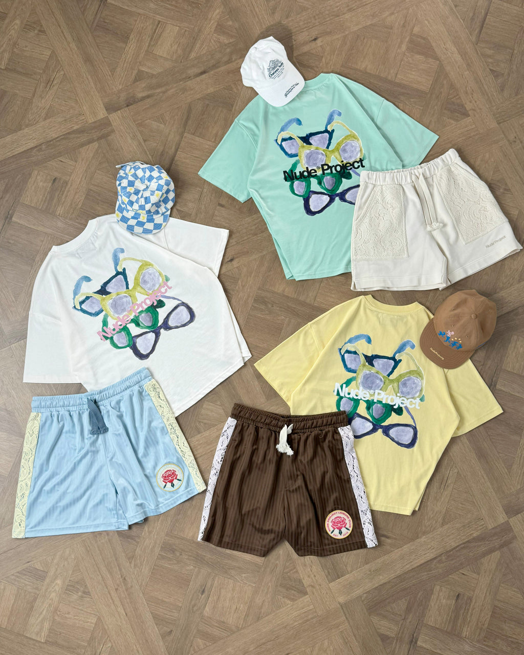 Camiseta Sunglasses Verde