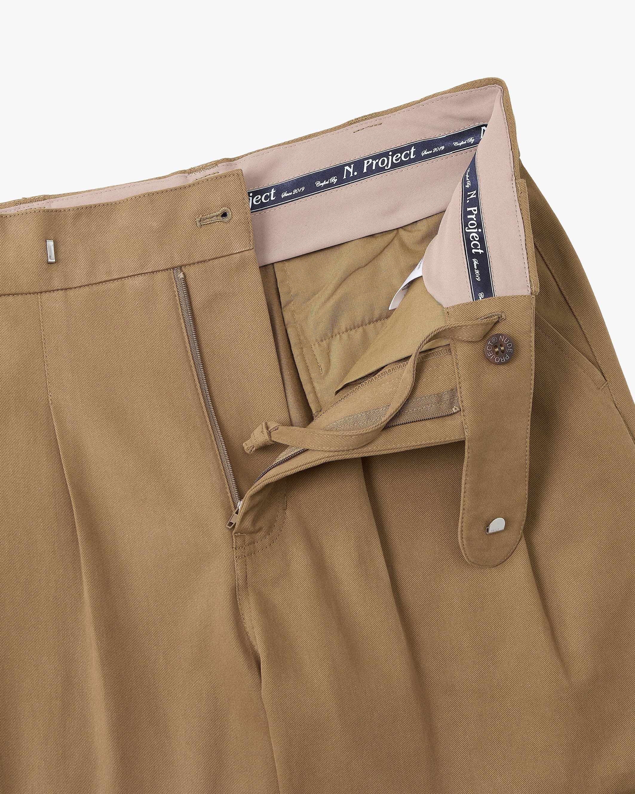 Vinyl Chino Pants Beige