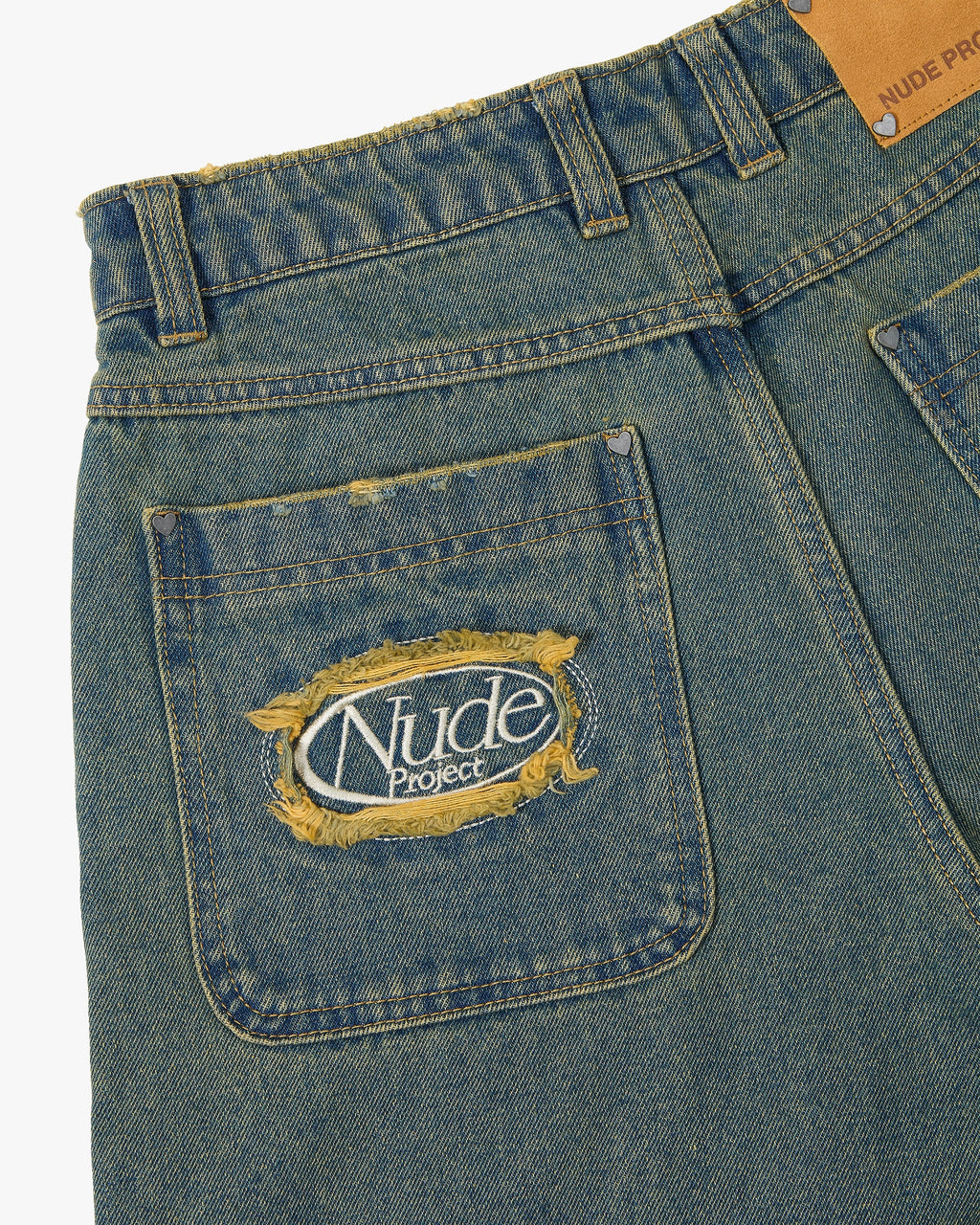 Pantalón Corto Baggy Indigo Old Denim