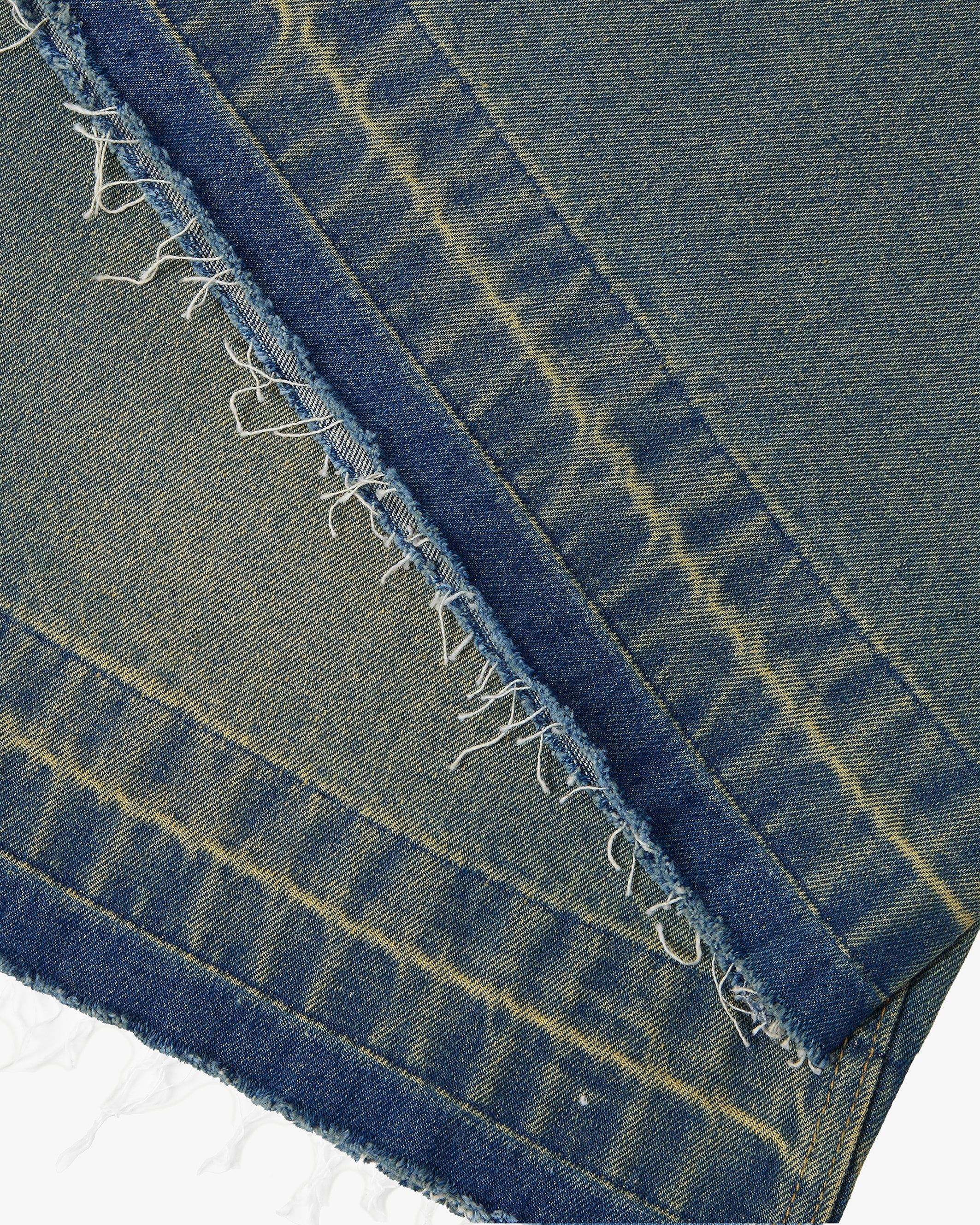 Pantalón Corto Baggy Indigo Old Denim