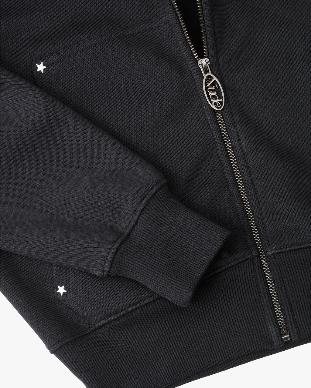 Lights Zip-Up Hoodie Black