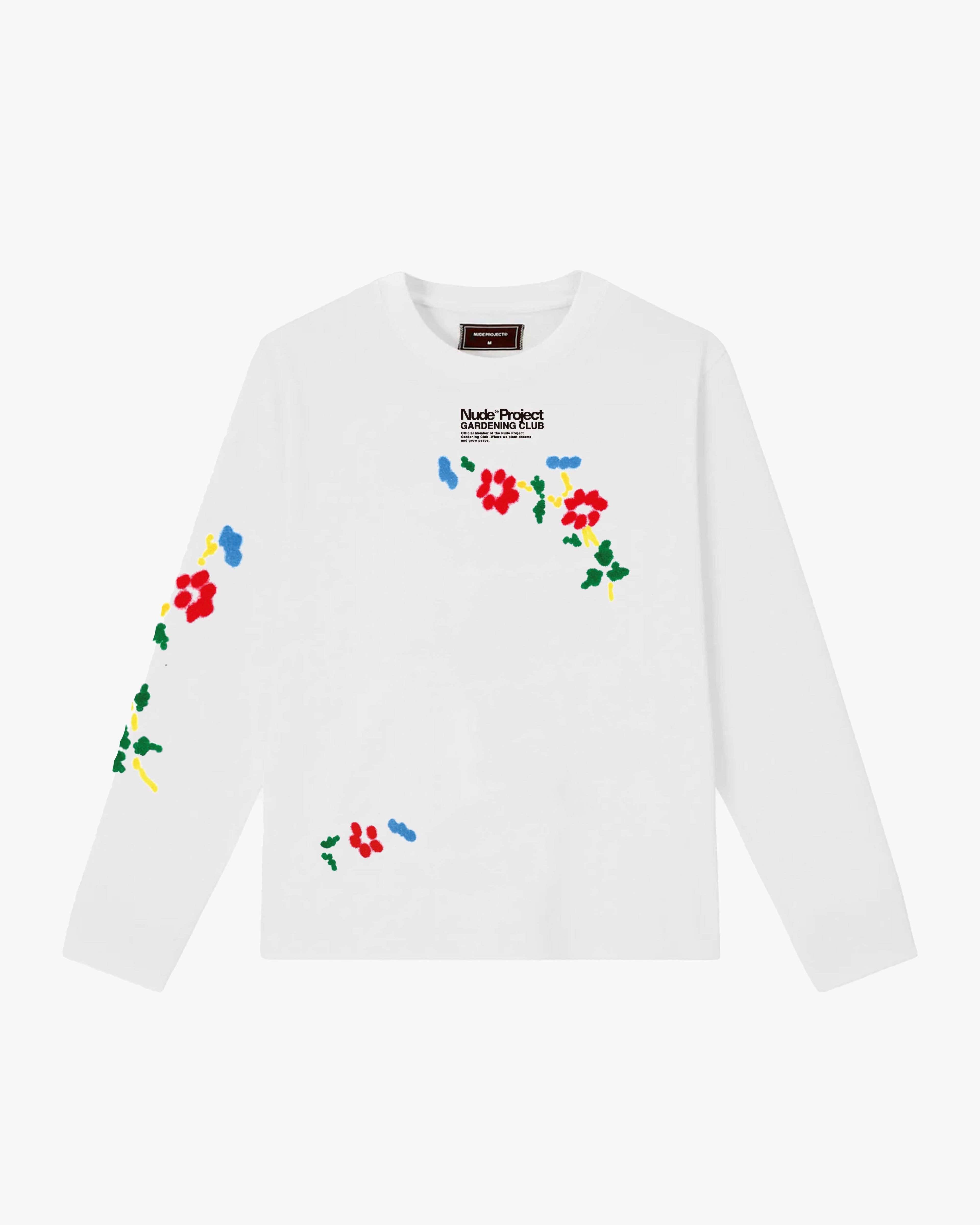 Camiseta Manga Larga Flower Stripe