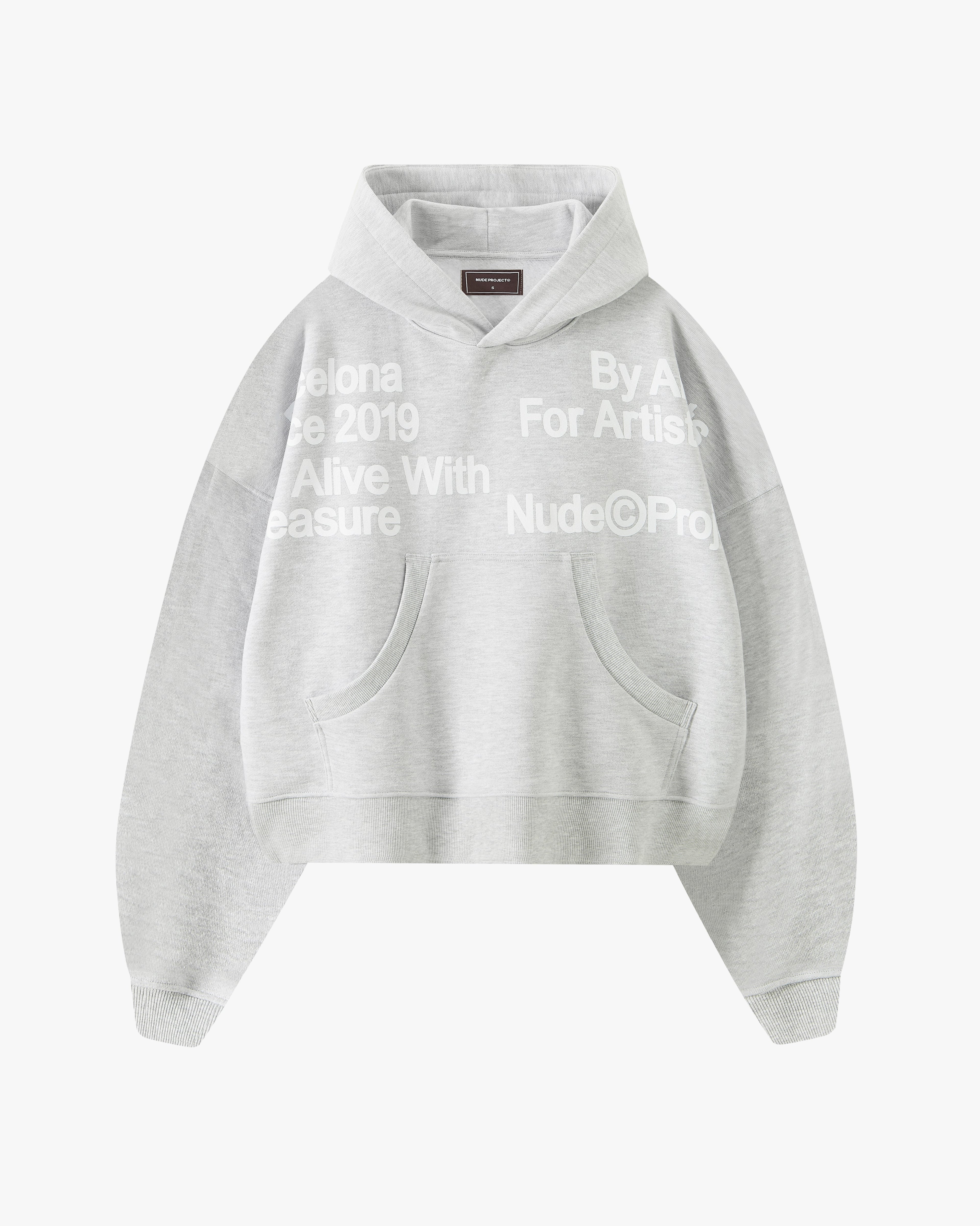 Location Boxy Hoodie Grey