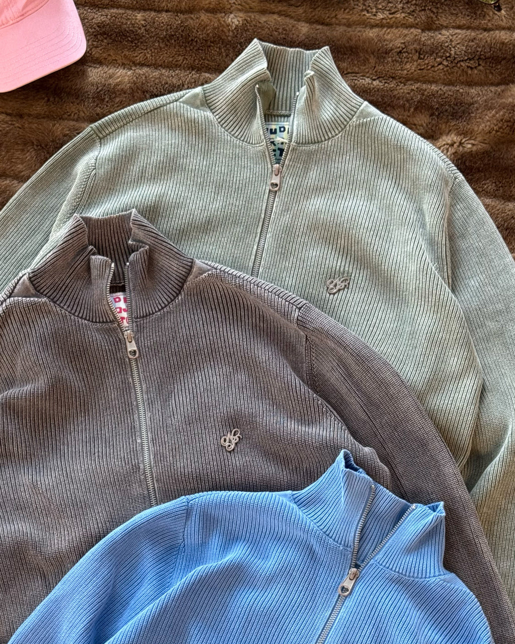 Cárdigan Con Cremallera Shady Verde