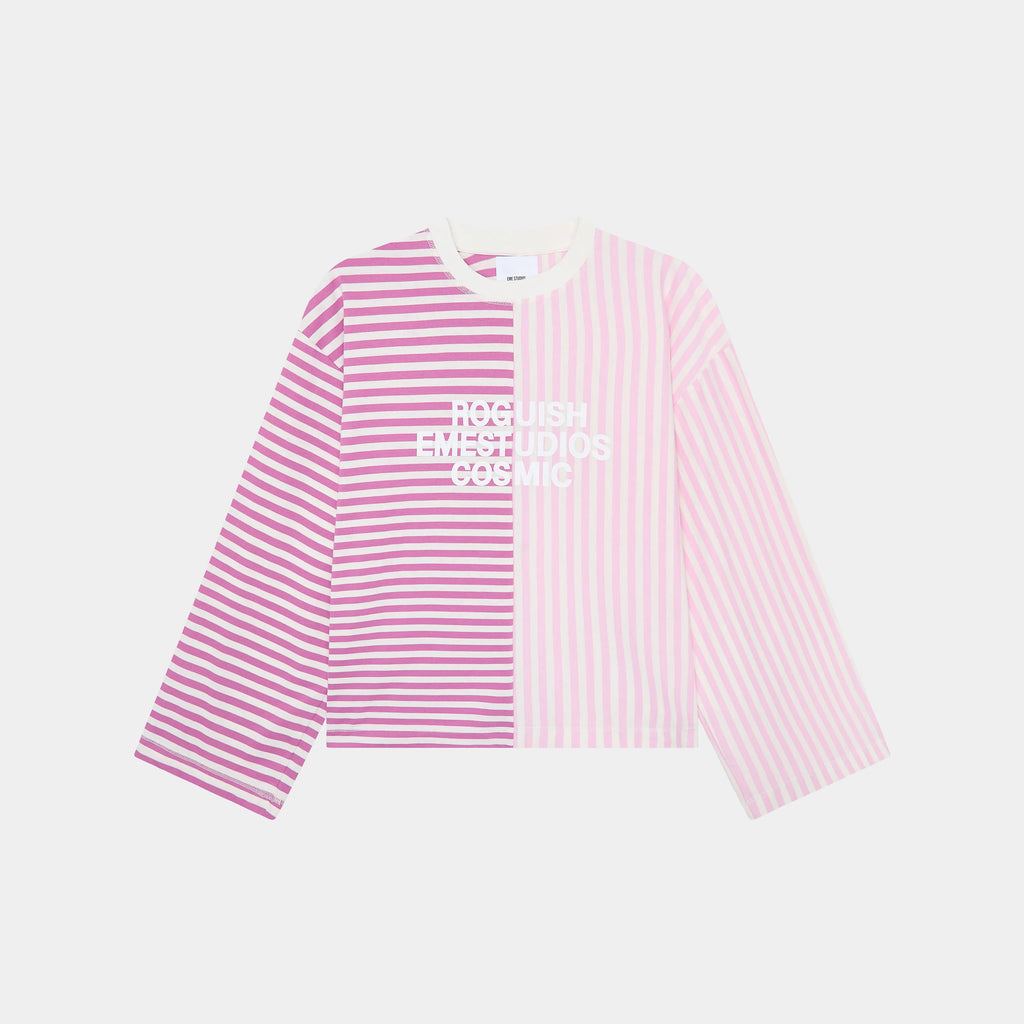 Roguish Fucsia Striped Long Sleeve