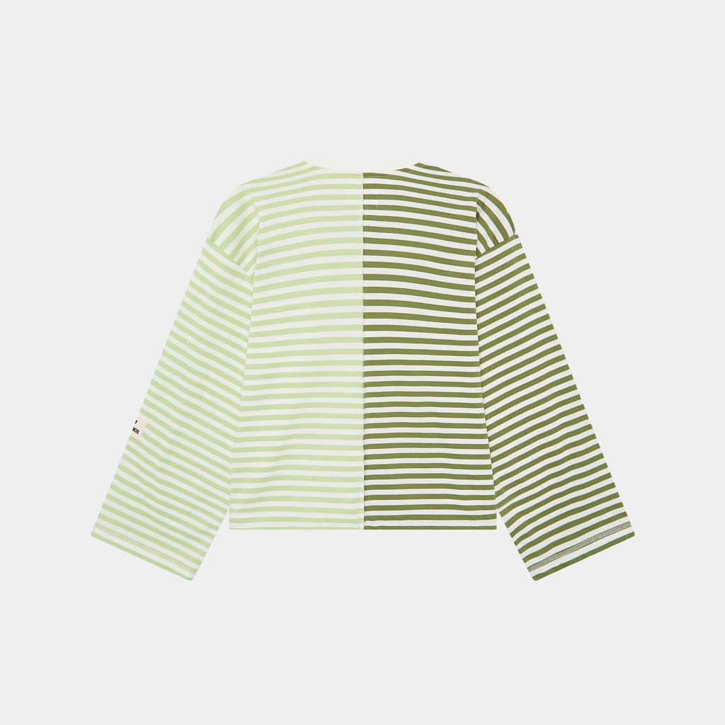 Roguish Green Striped Long Sleeve