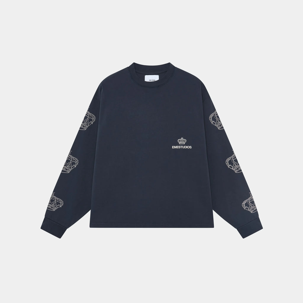Crown Navy Long Sleeve