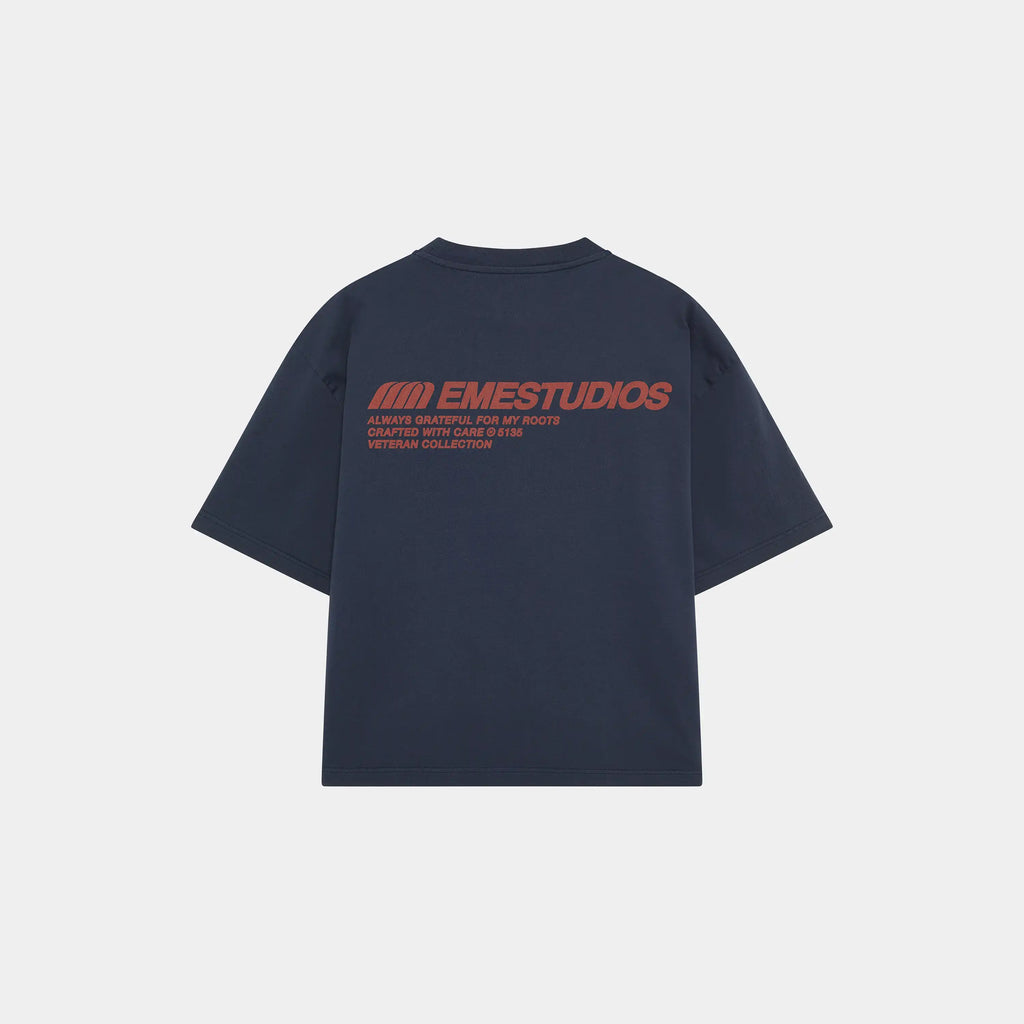 Roots Navy Oversized Tee
