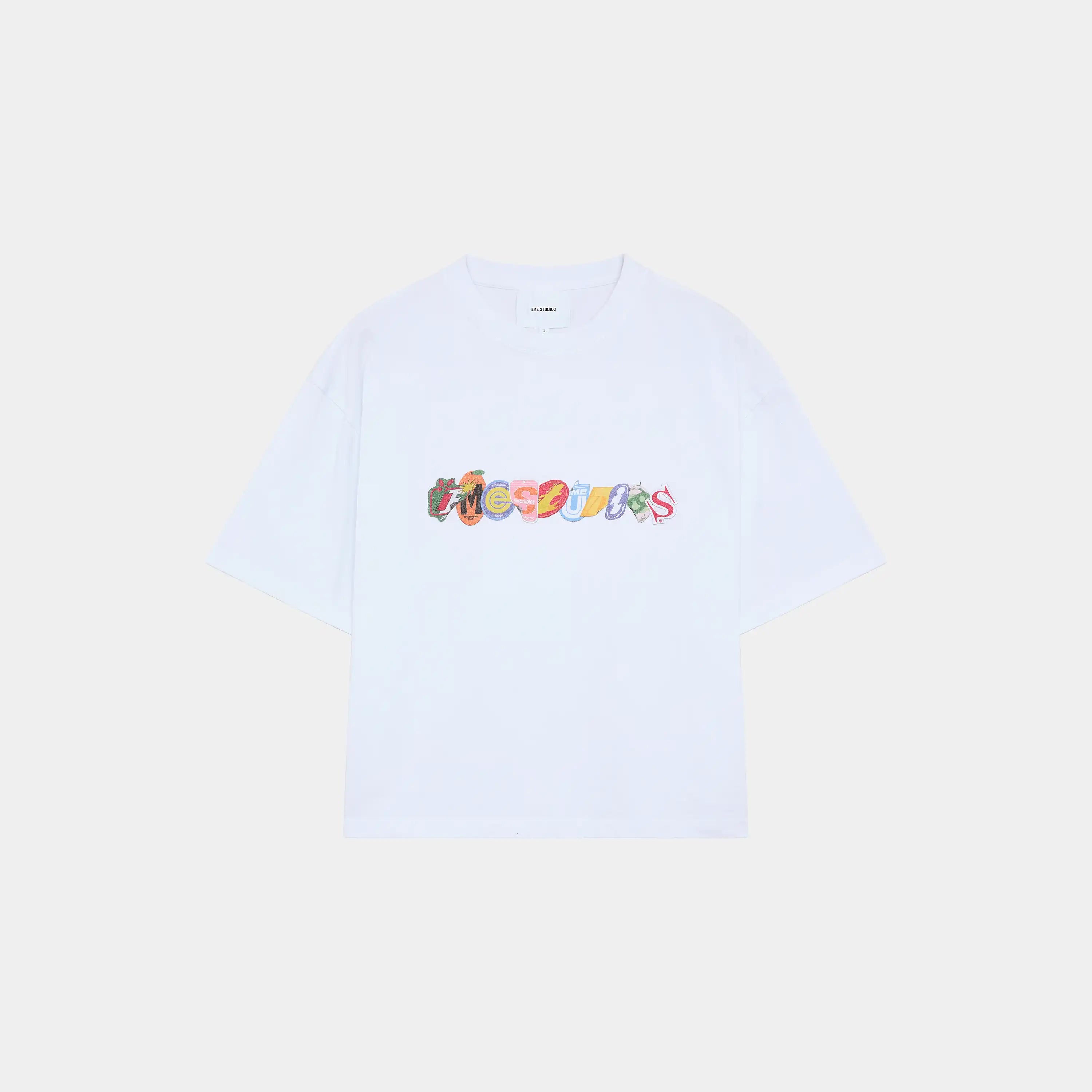 Stickers White Tee