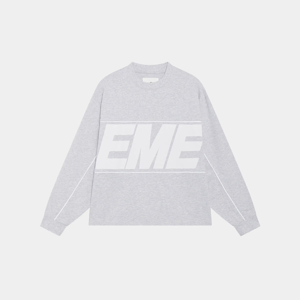 Crossline Heather Grey Long Sleeve