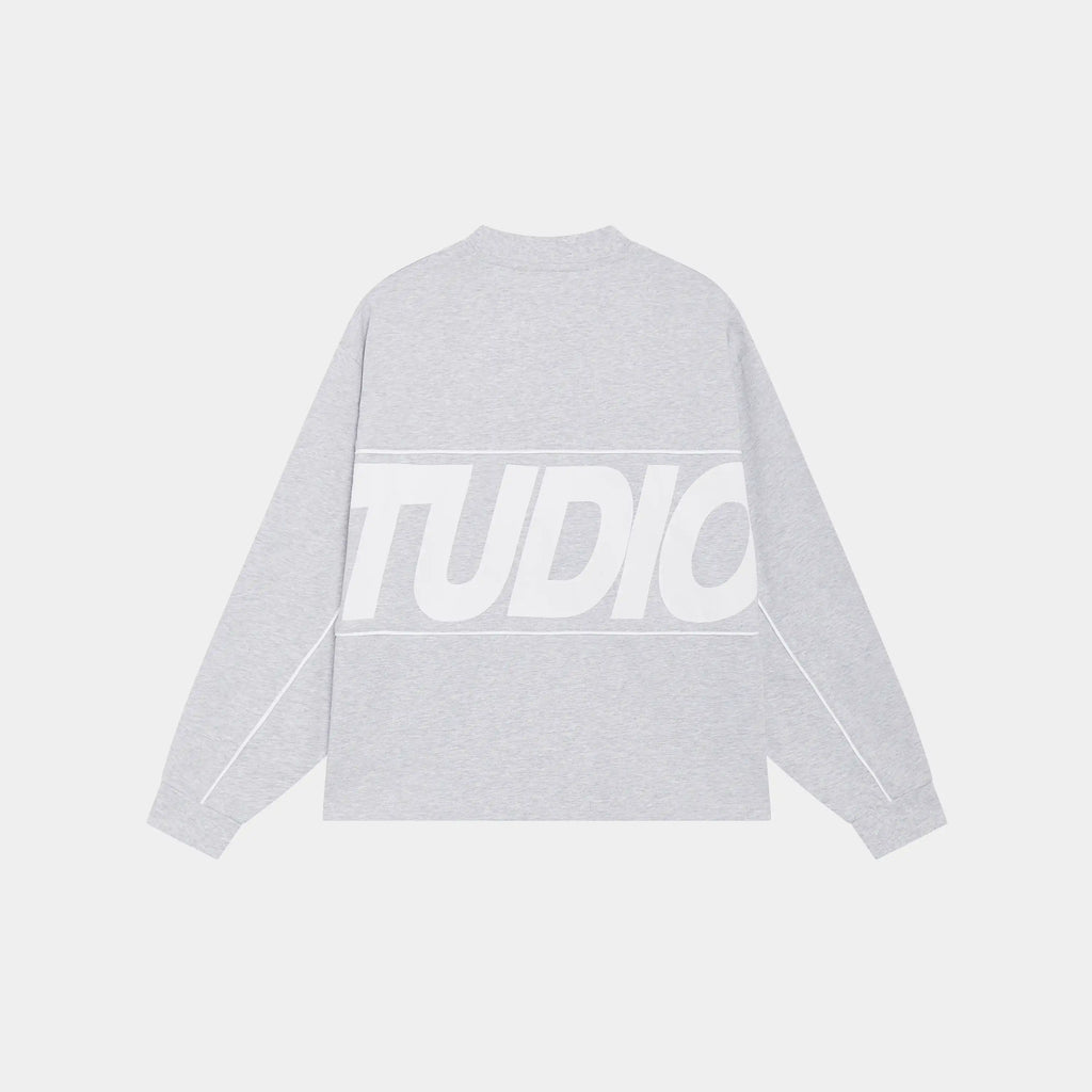 Crossline Heather Grey Long Sleeve