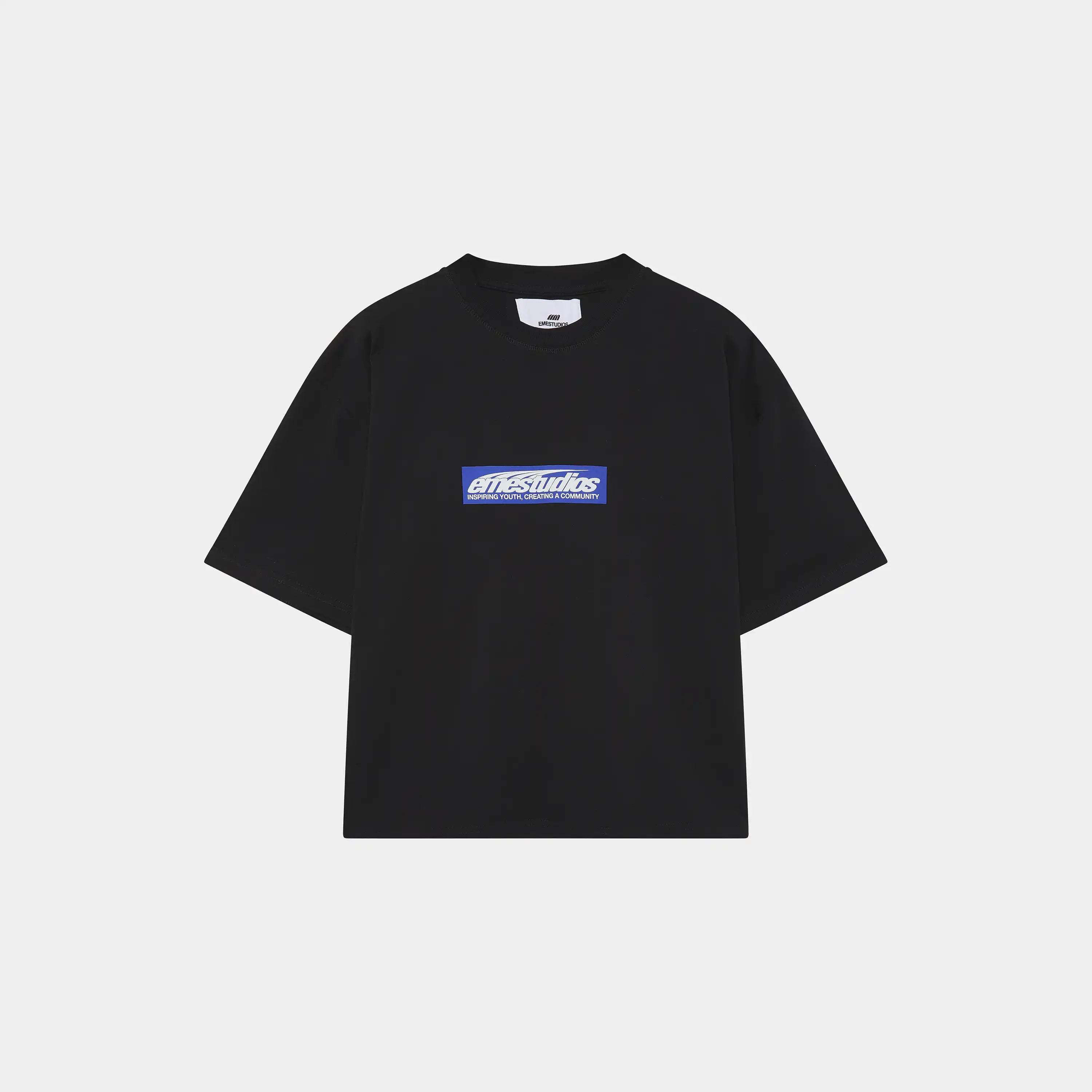 Stick Black Oversized Tee