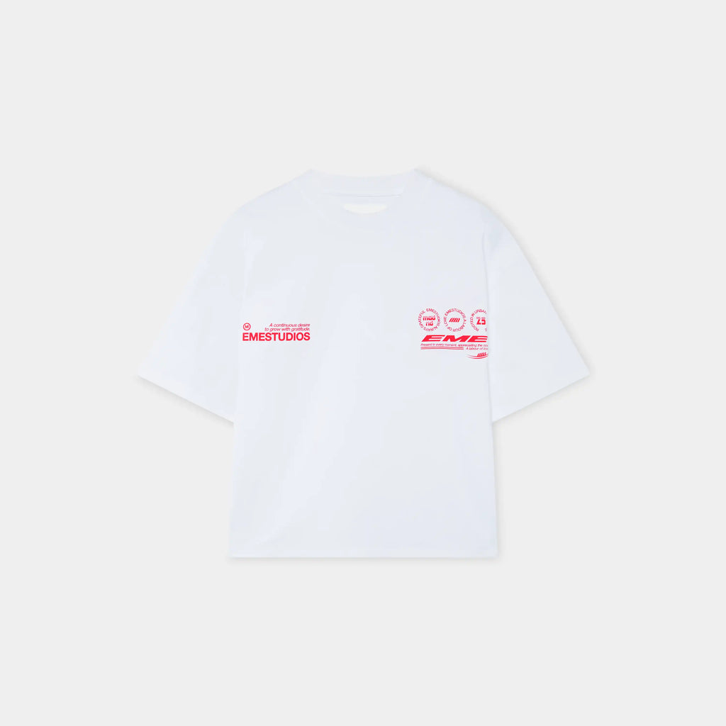 Stamp Pearl Oversized Tee