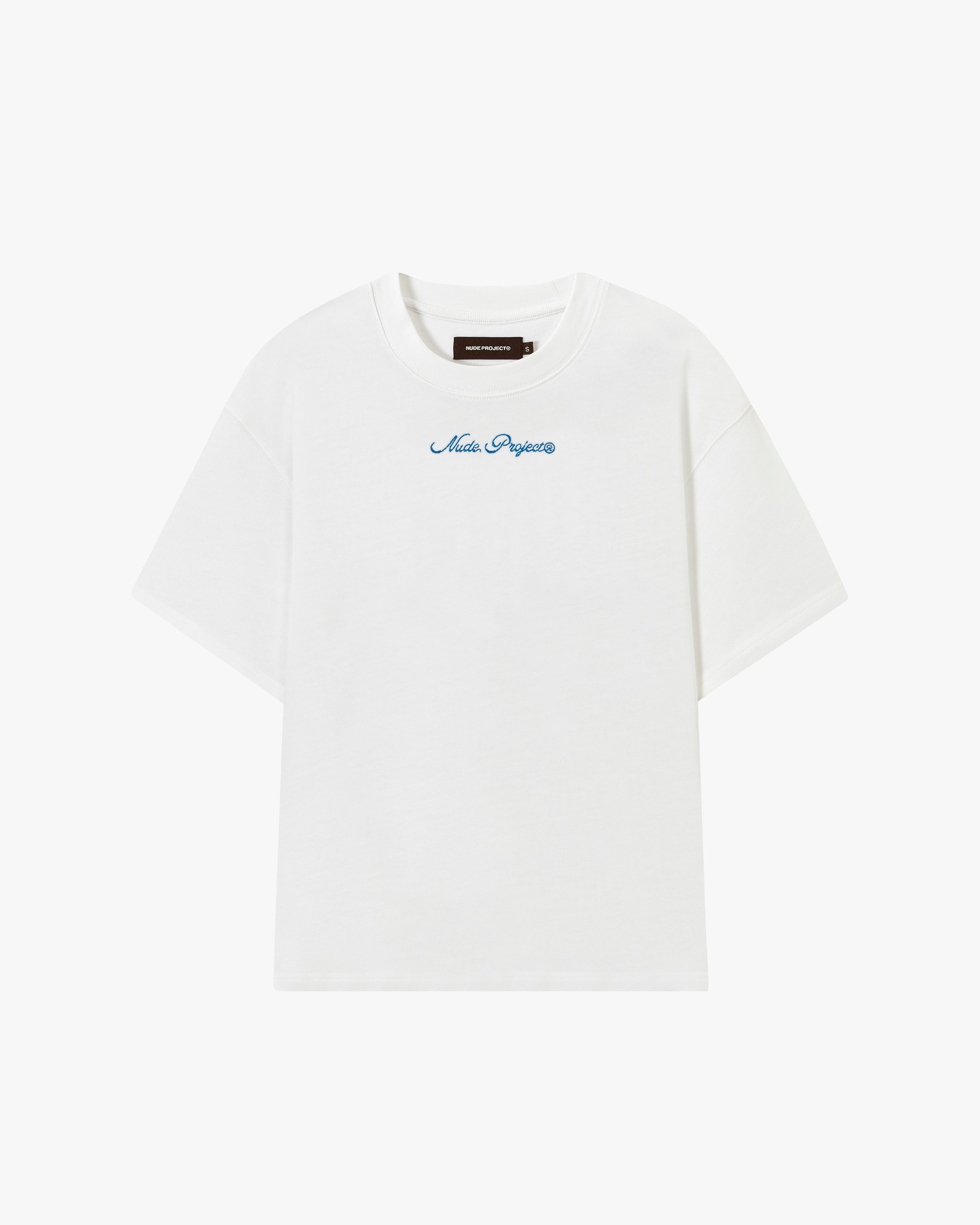 Camiseta Peach Blanca