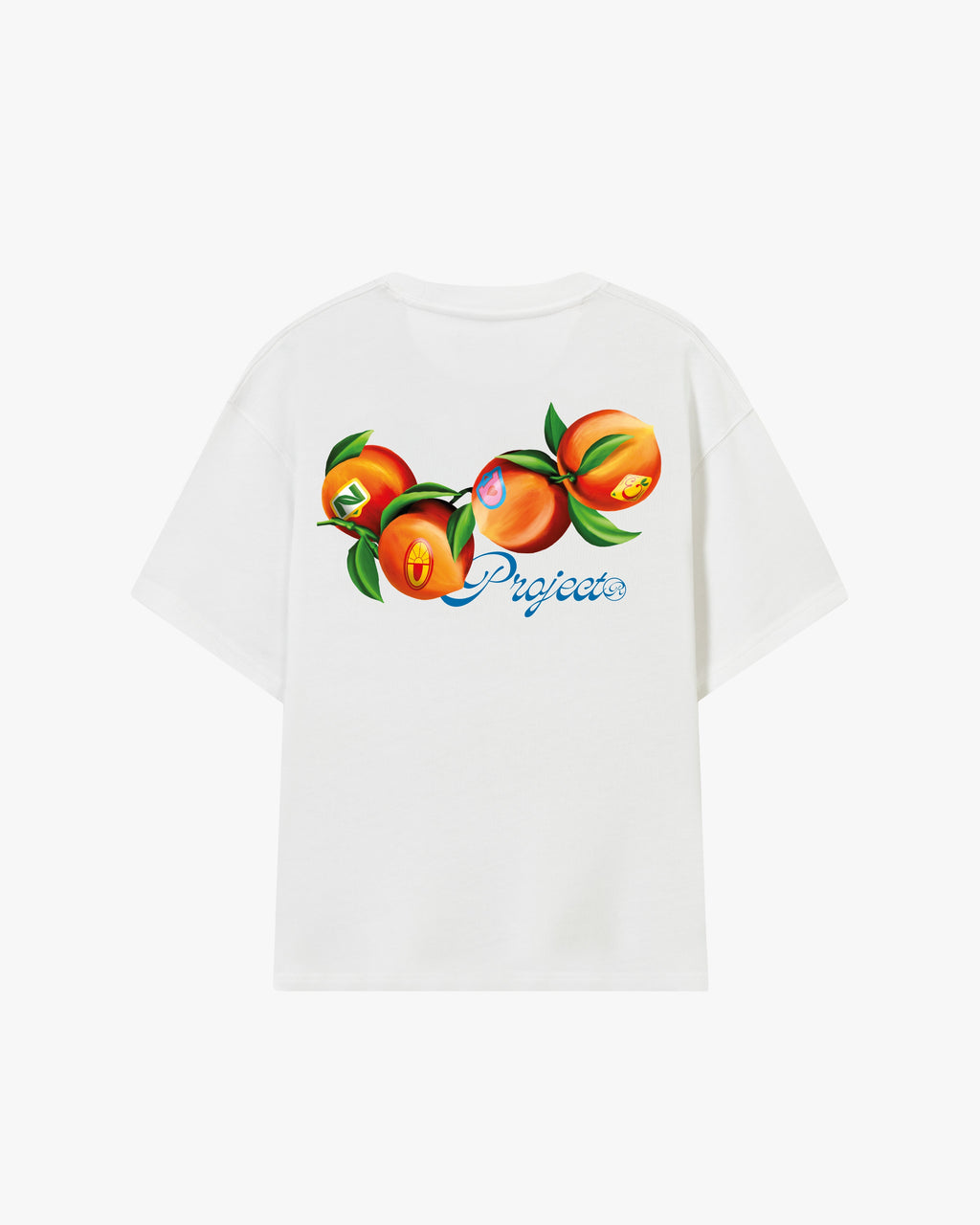 Camiseta Peach Blanca