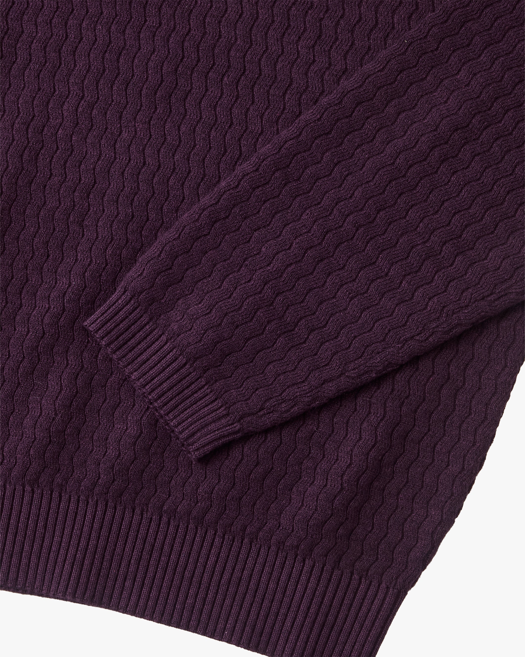 Elegant Knit Polo Burgundy