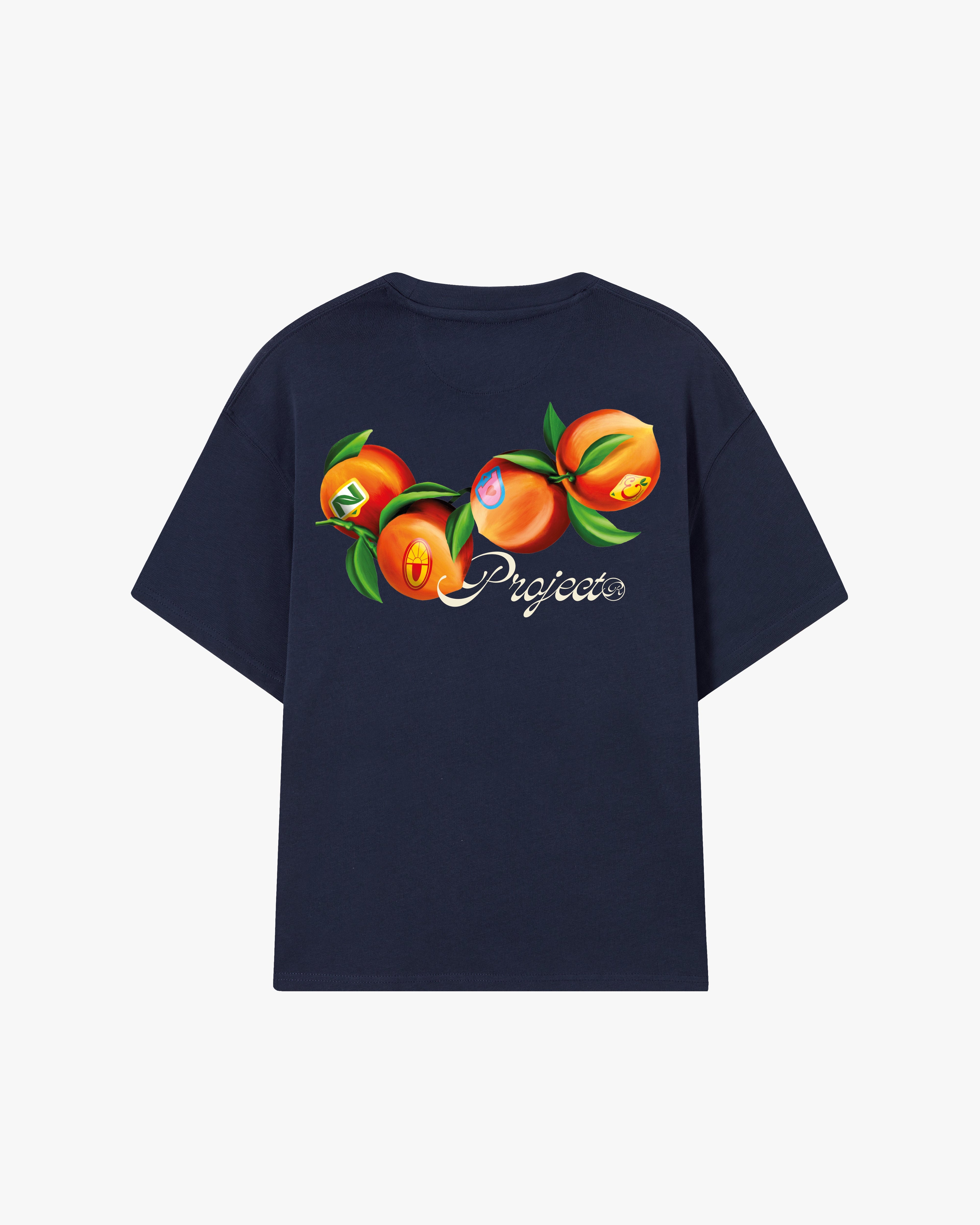 Camiseta Peach Azul Marino