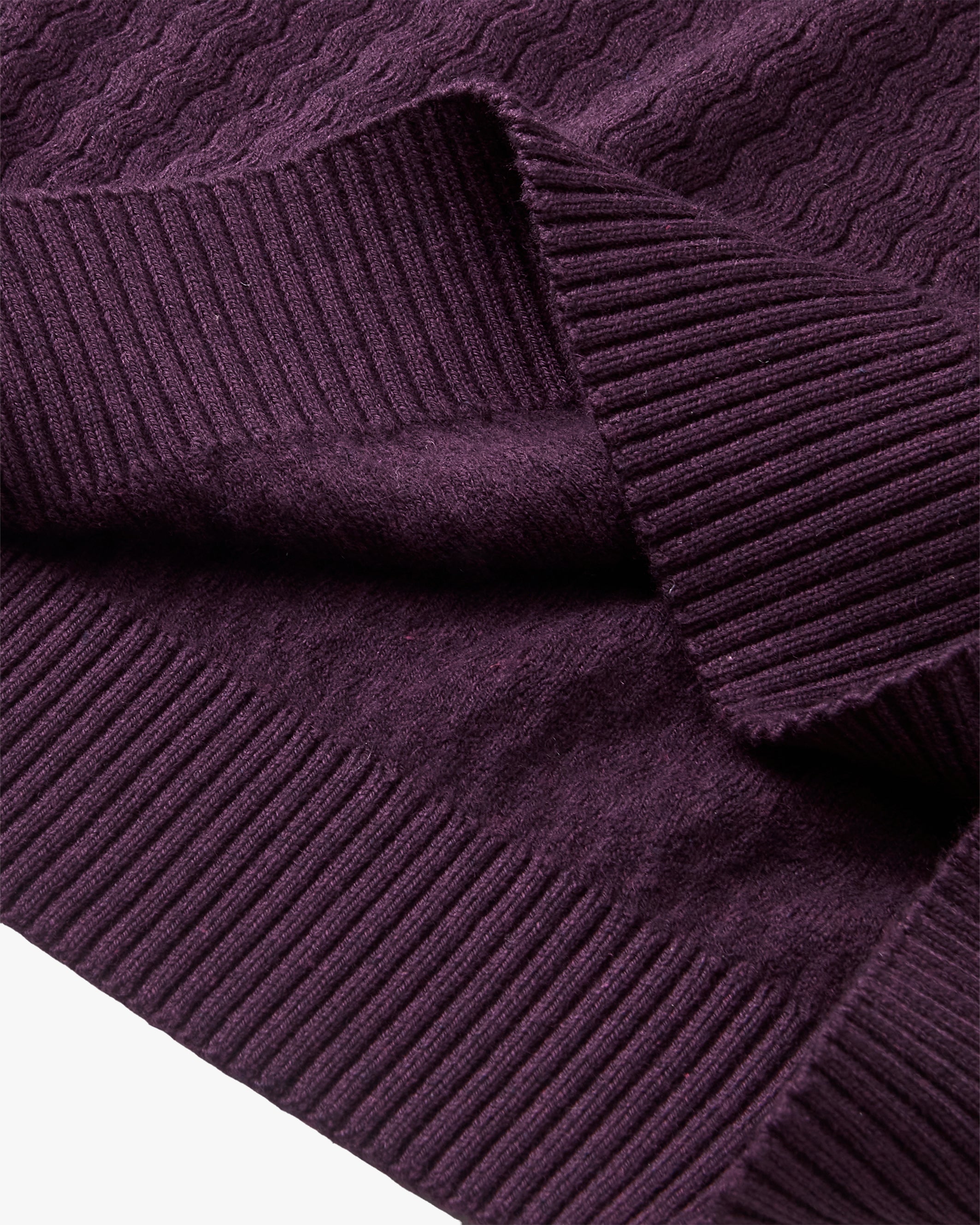 Elegant Knit Polo Burgundy