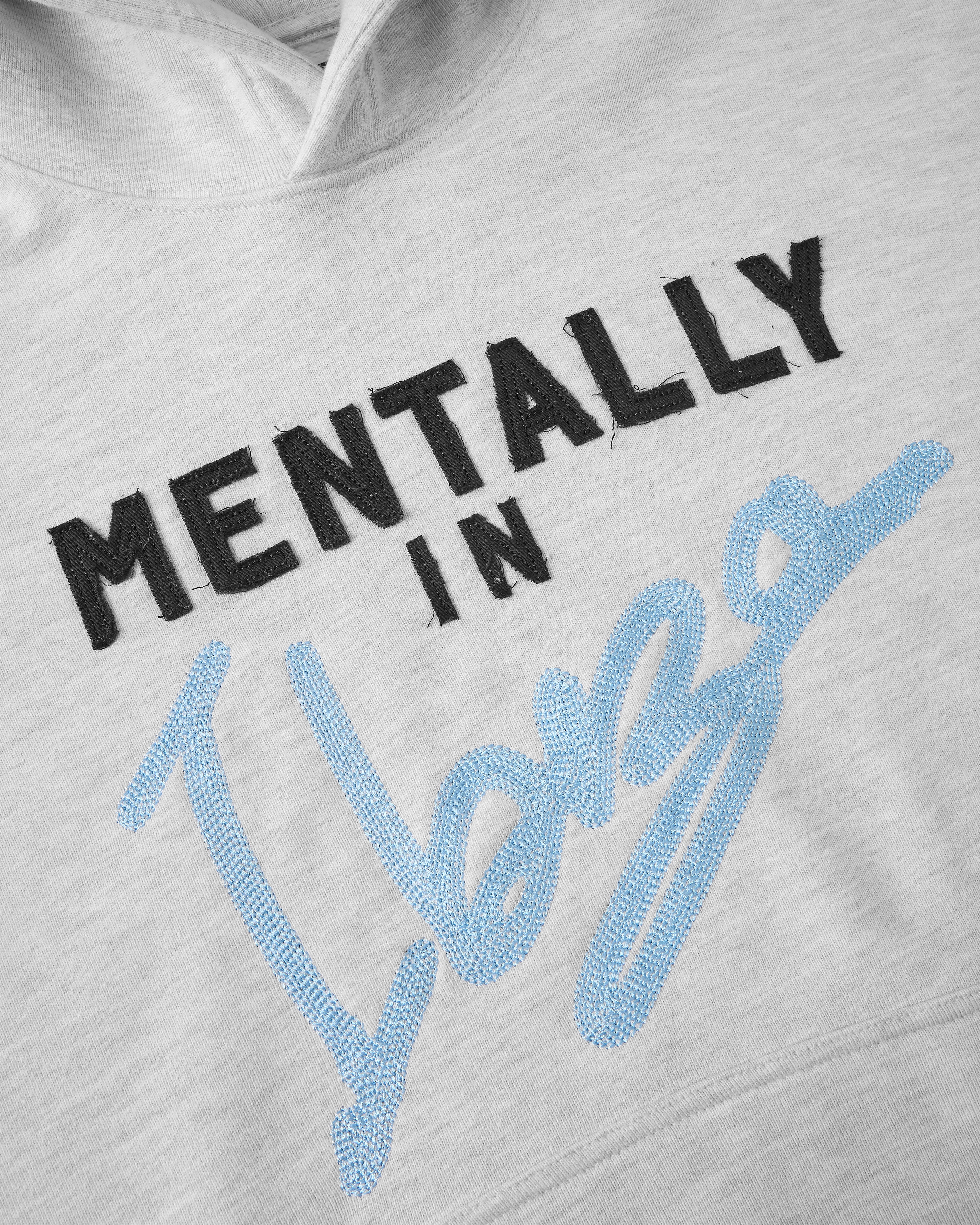 Mindset Hoodie Grey Melange