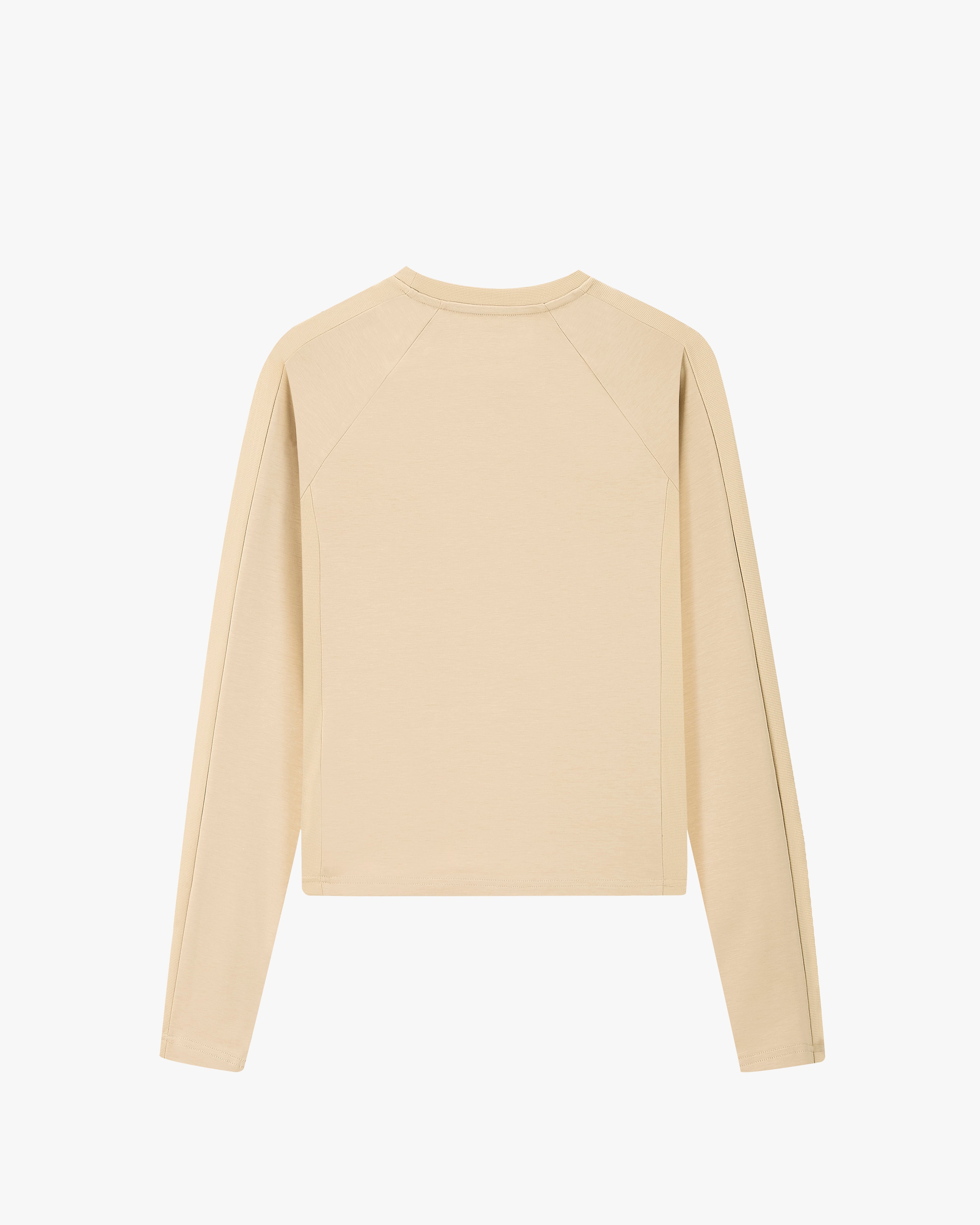 Tech Longsleeve Tee Beige