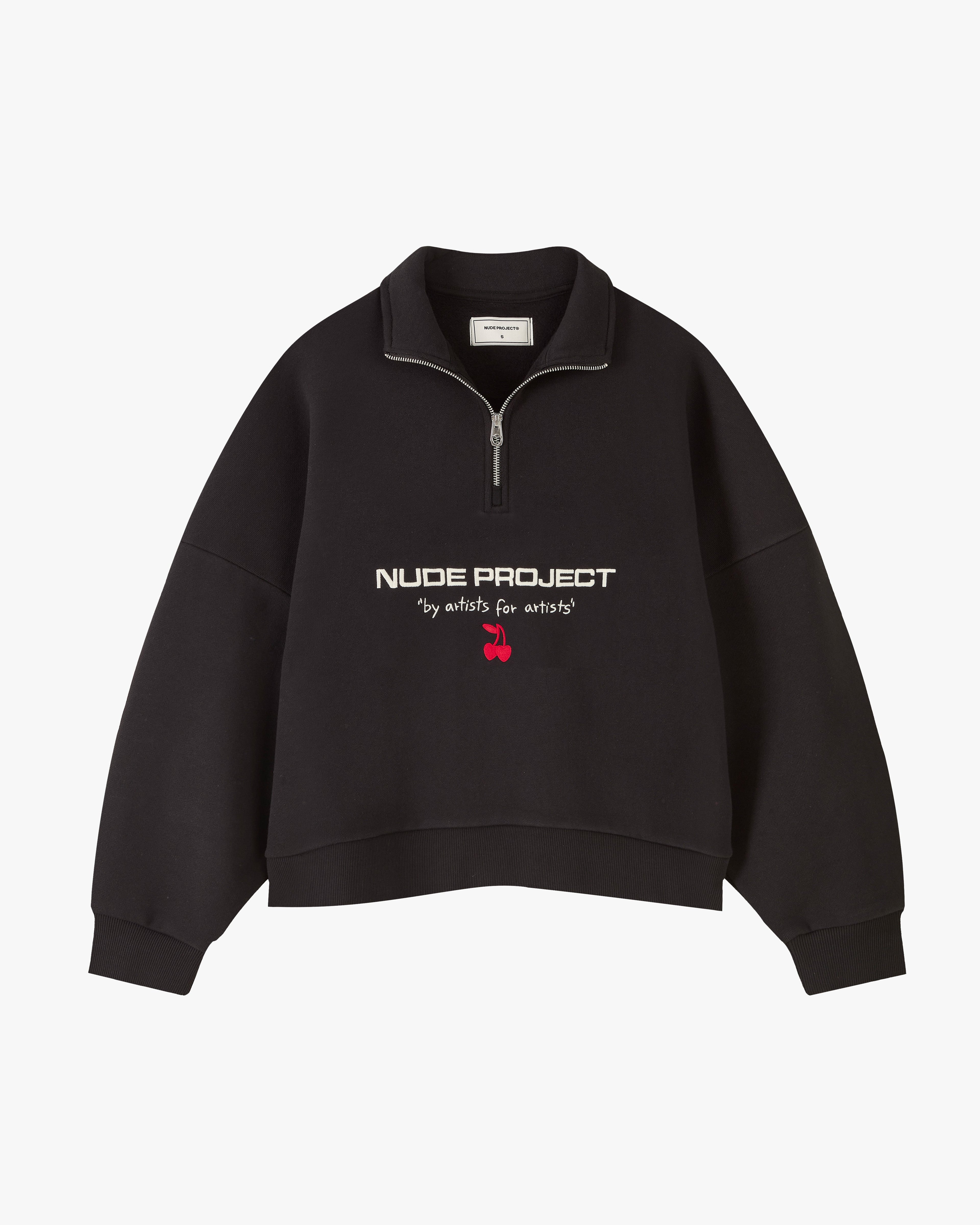 Sport Quarter-Zip Black