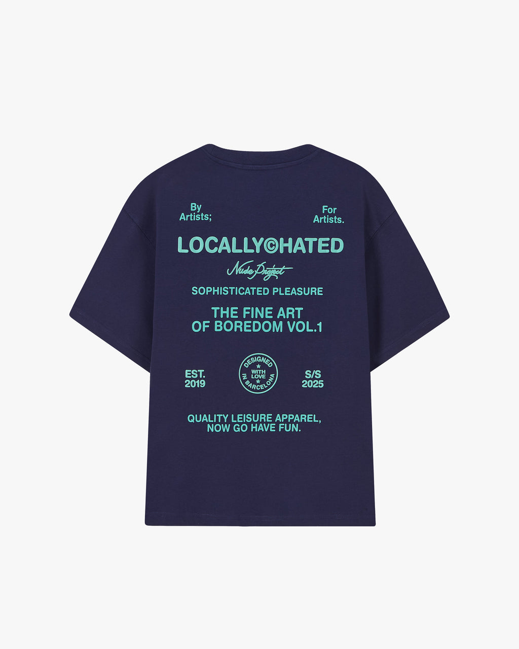 Camiseta Fine Art Azul Marino