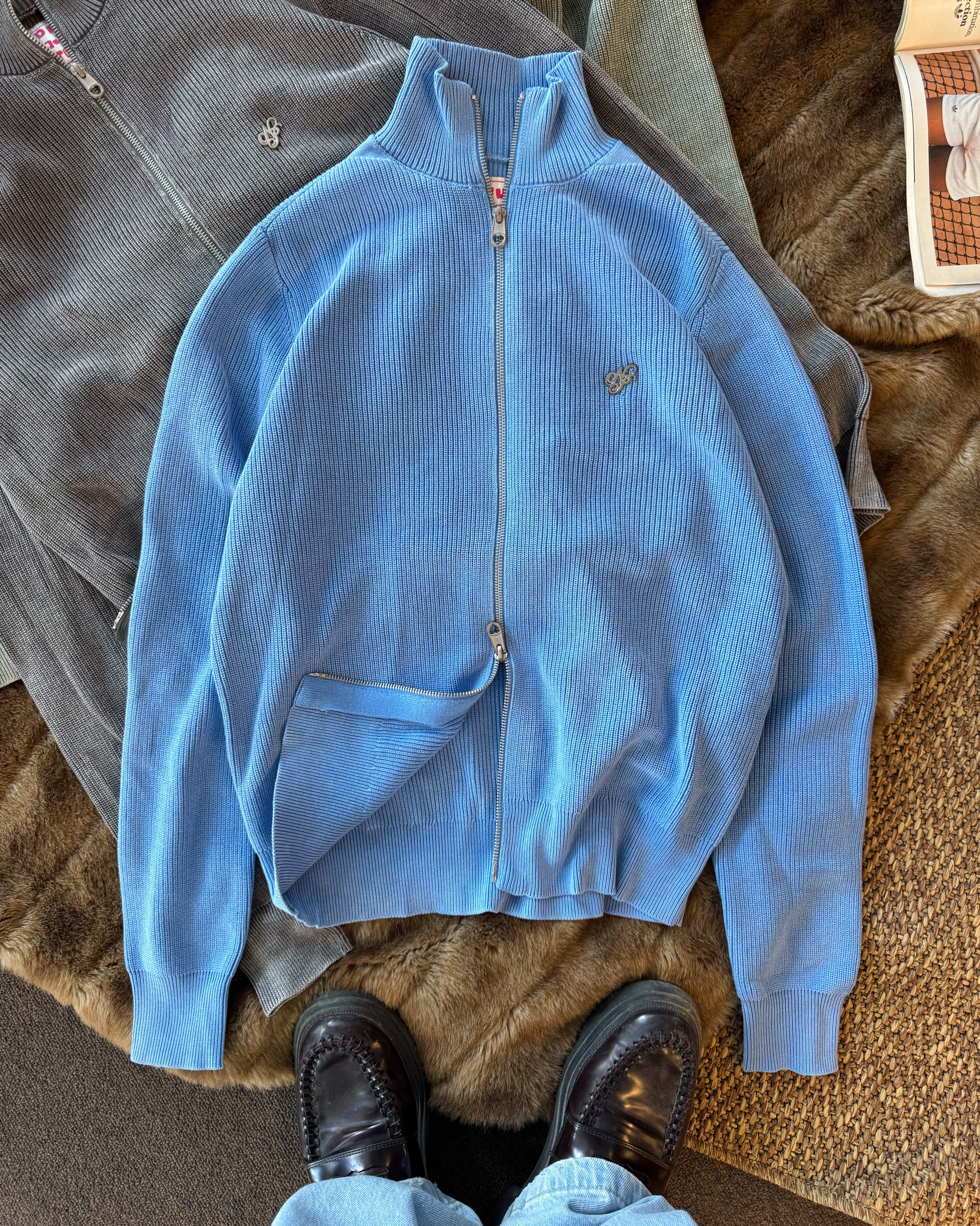 Cárdigan Con Cremallera Shady Azul