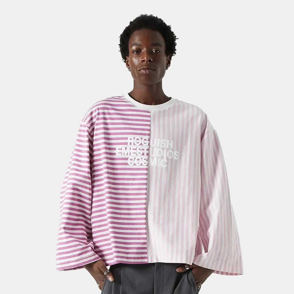 Roguish Fucsia Striped Long Sleeve