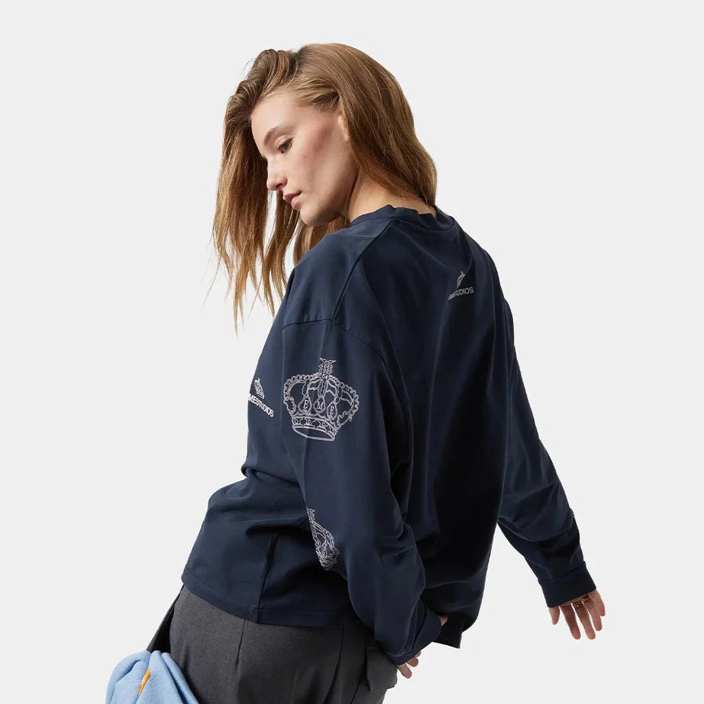 Crown Navy Long Sleeve