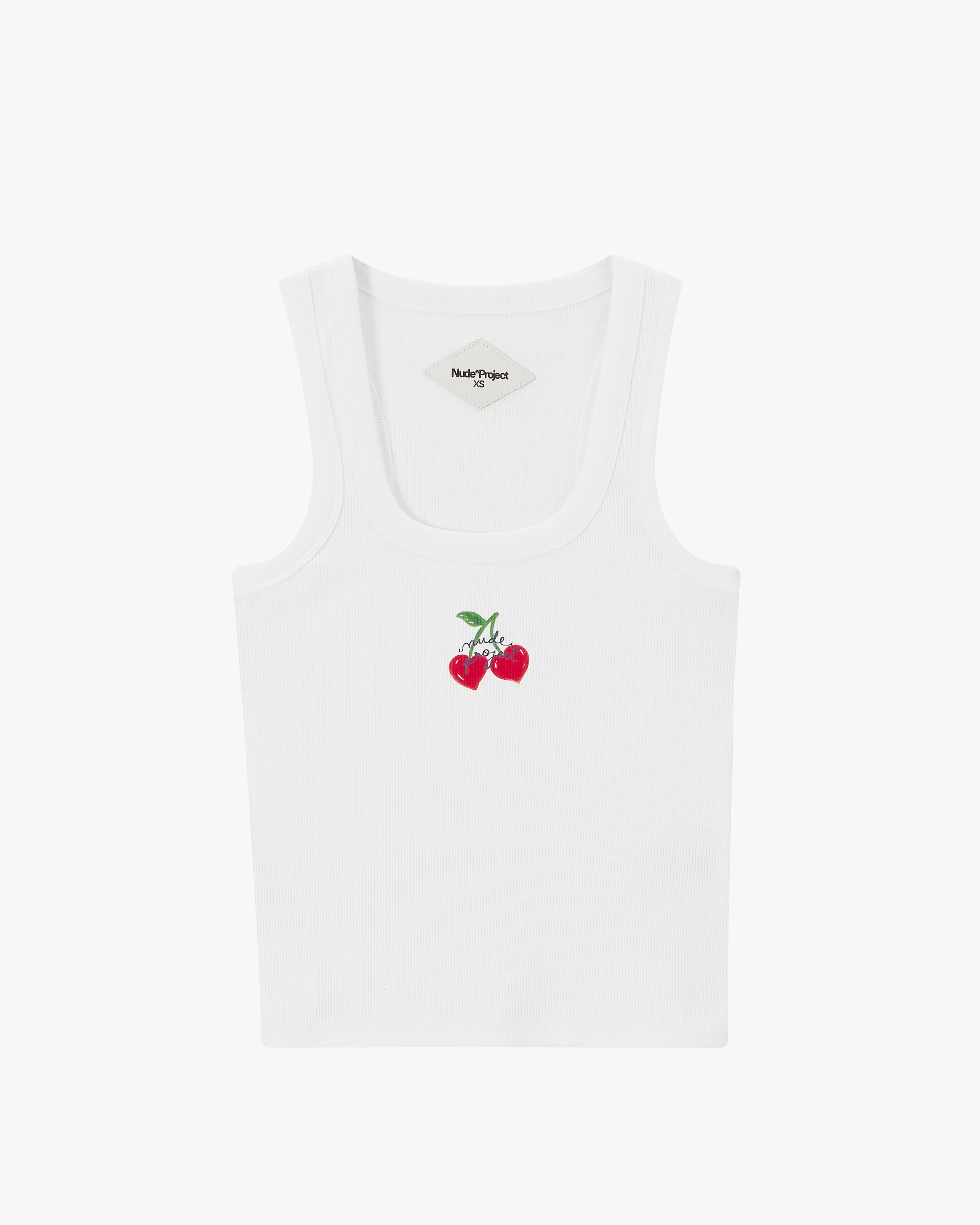 Berry Tank Top White