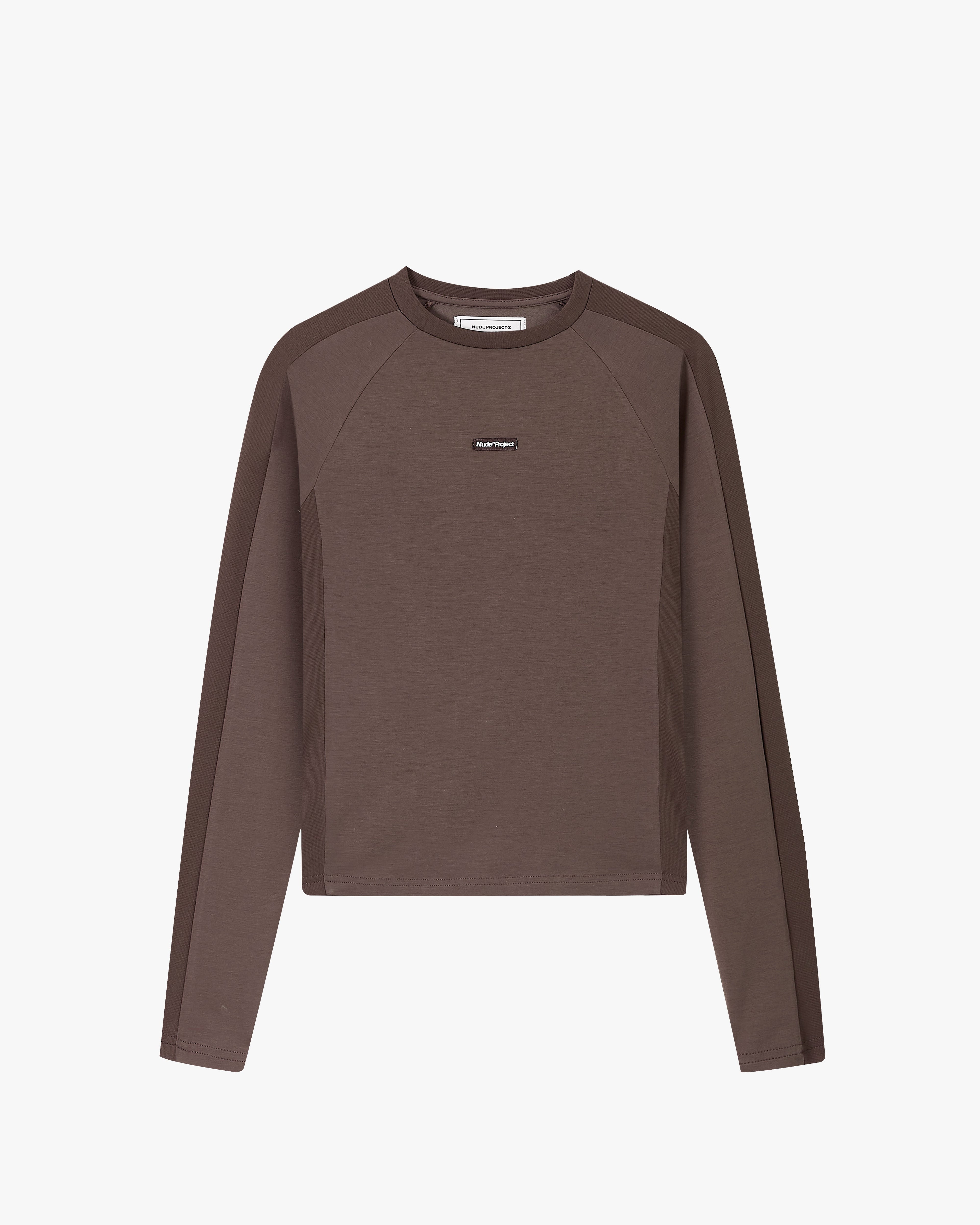 Tech Longsleeve Tee Brown