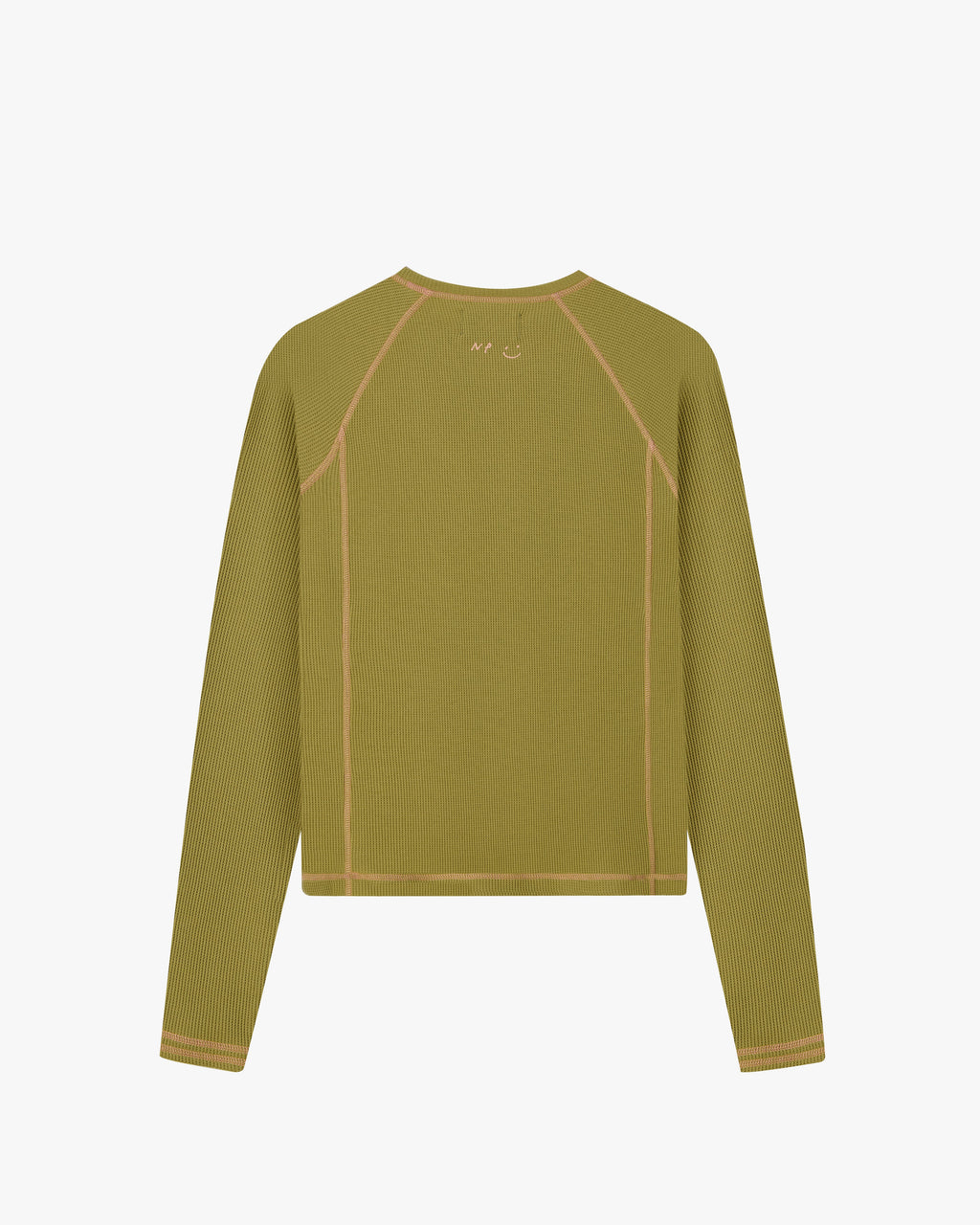 Pack De 2 Camisetas Manga Larga Waffle Verde/Azul