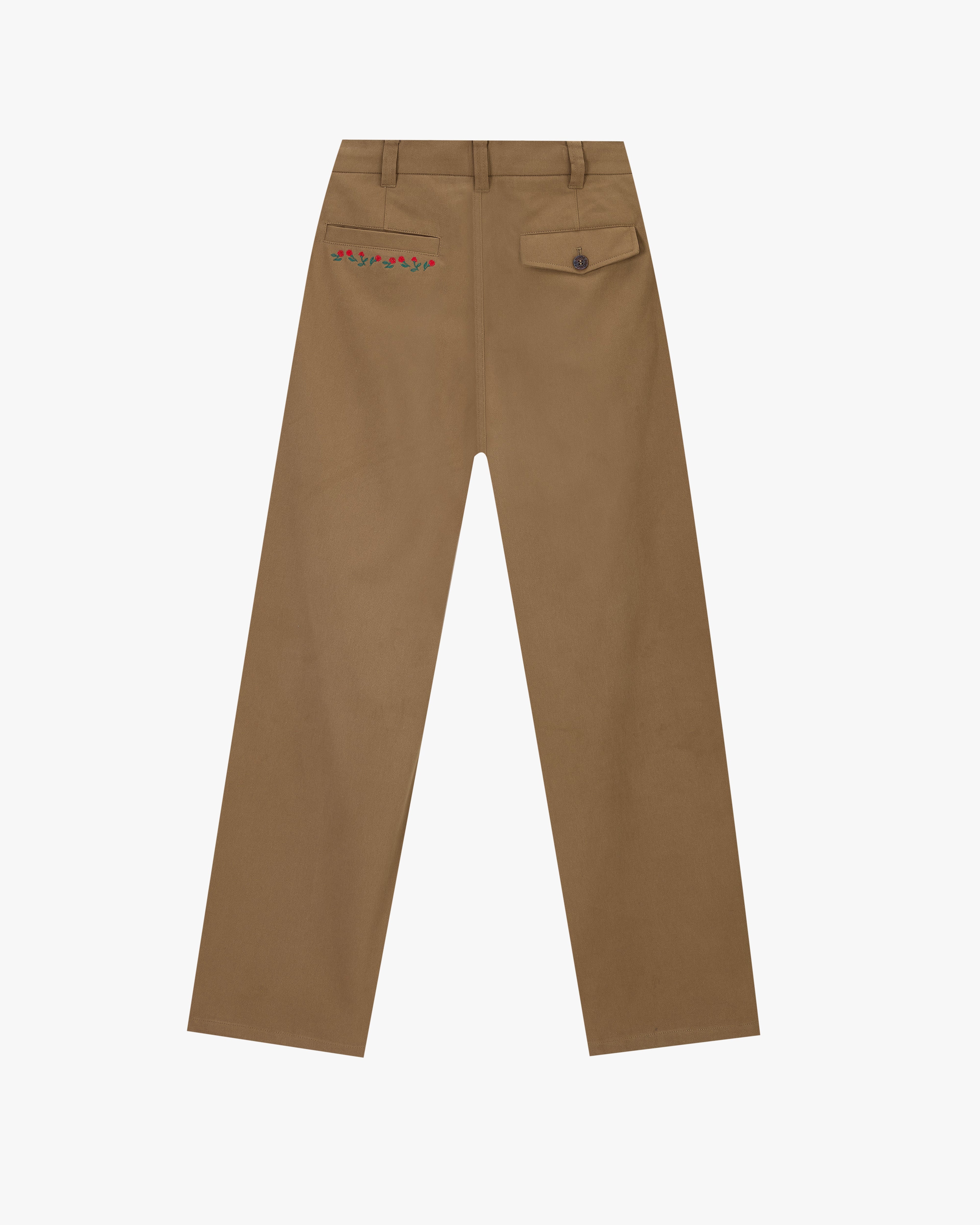 Vinyl Chino Pants Beige