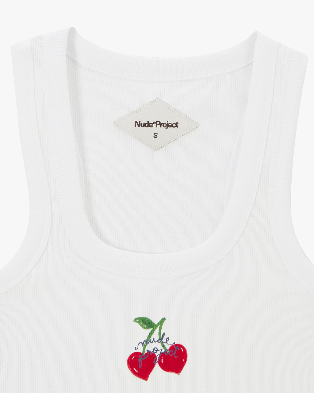 Berry Tank Top White