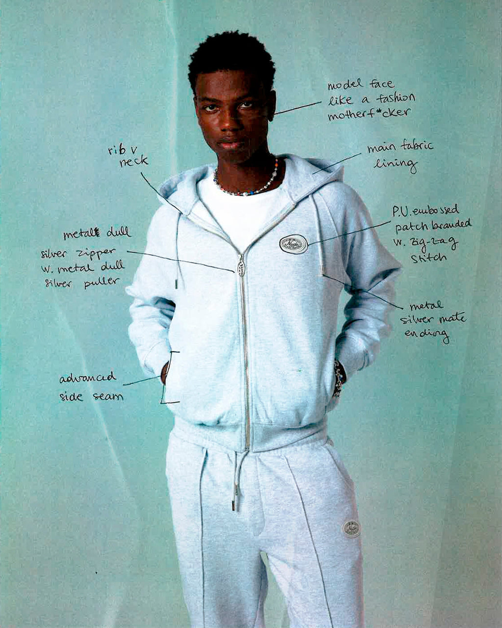 Sudadera Con Cremallera Essentials Gris