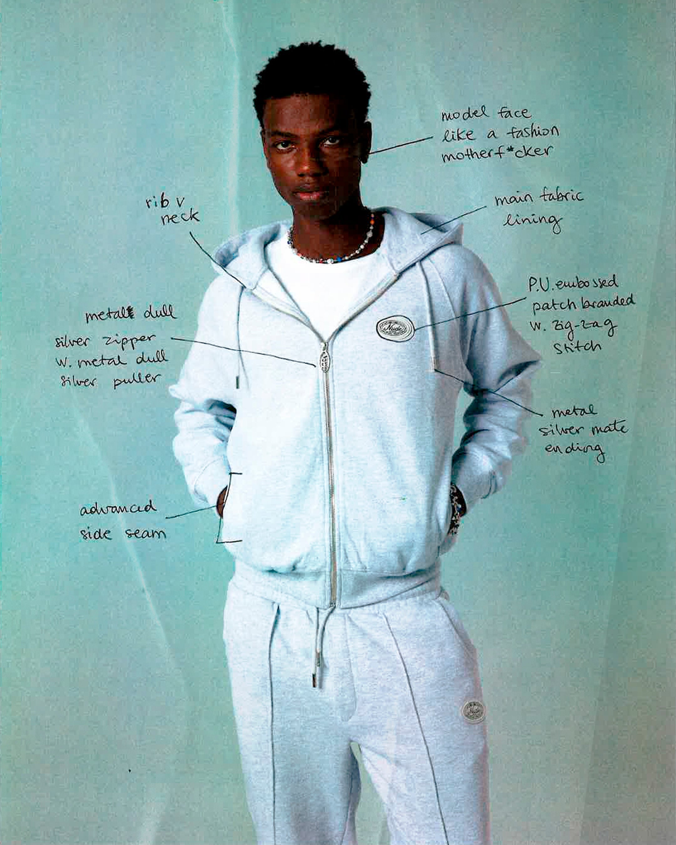 Sudadera Con Cremallera Essentials Gris