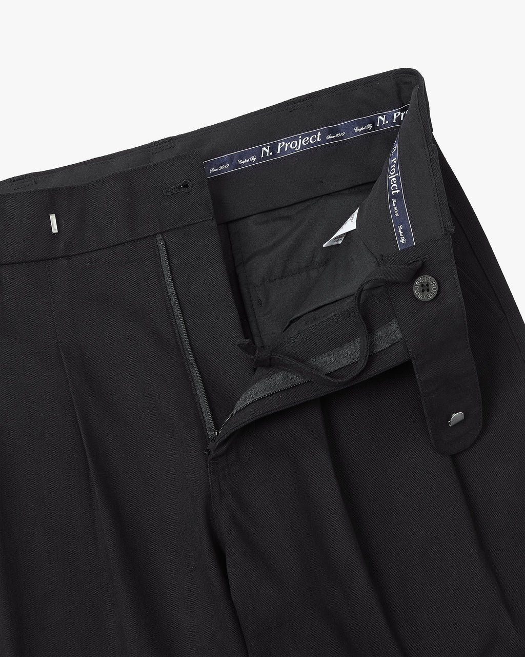 Vinyl Chino Pants Black
