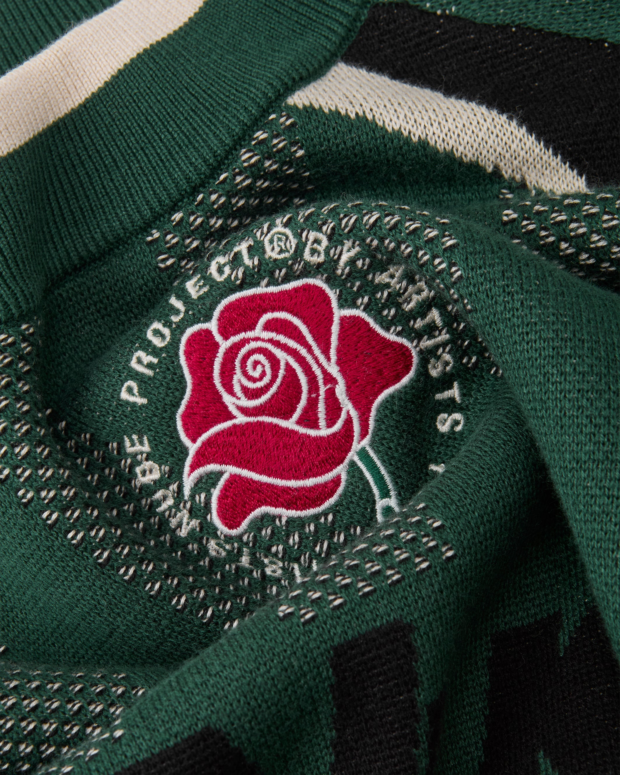 Grass Football Knit Sweater Green