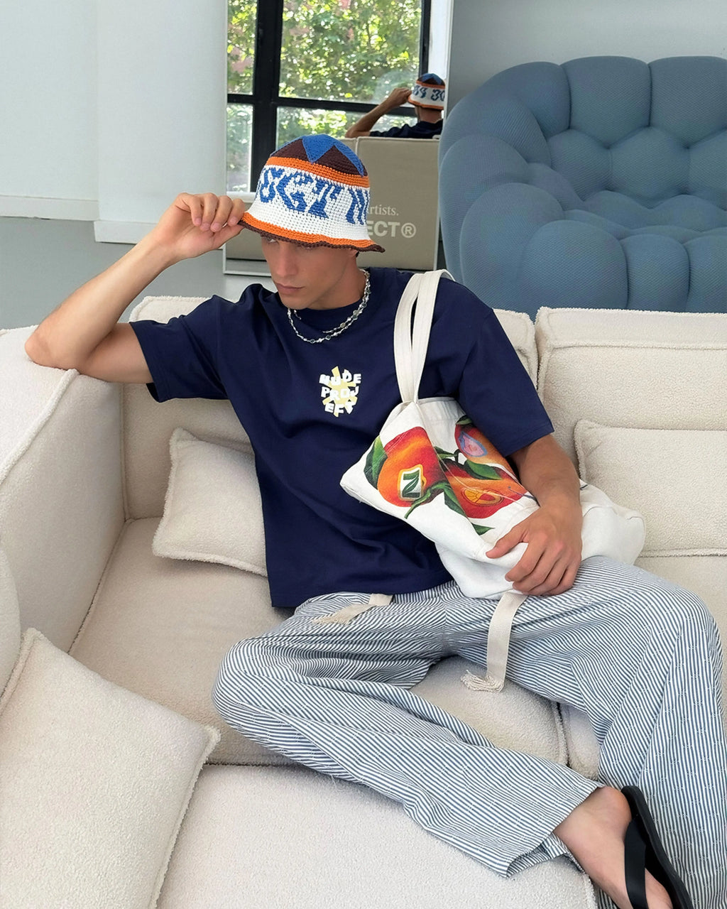 Camiseta Astro Azul Marino