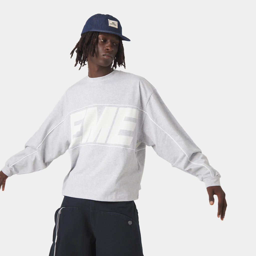 Crossline Heather Grey Long Sleeve