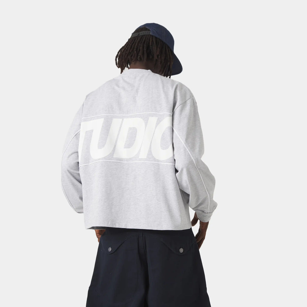 Crossline Heather Grey Long Sleeve