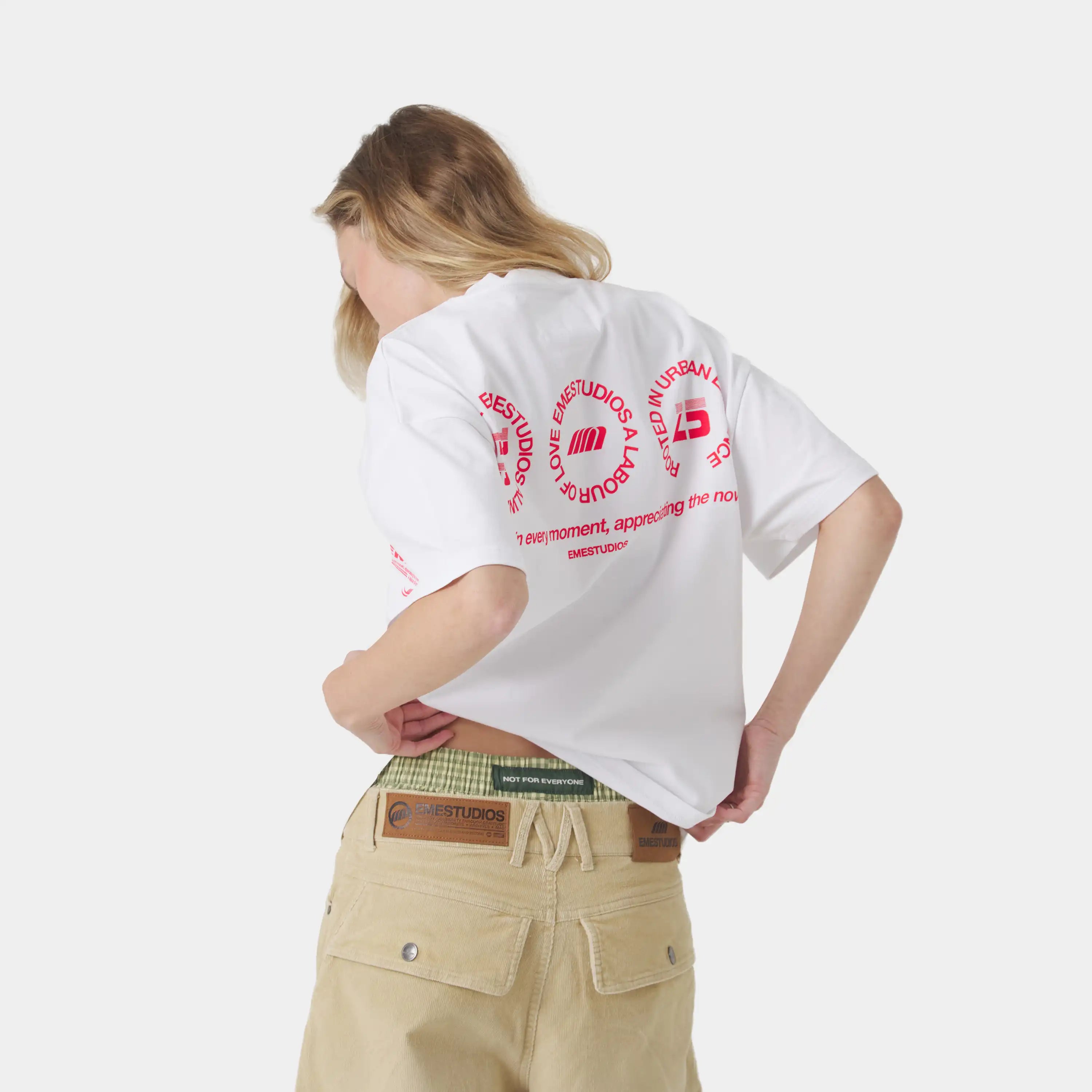 Stamp Pearl Oversized Tee