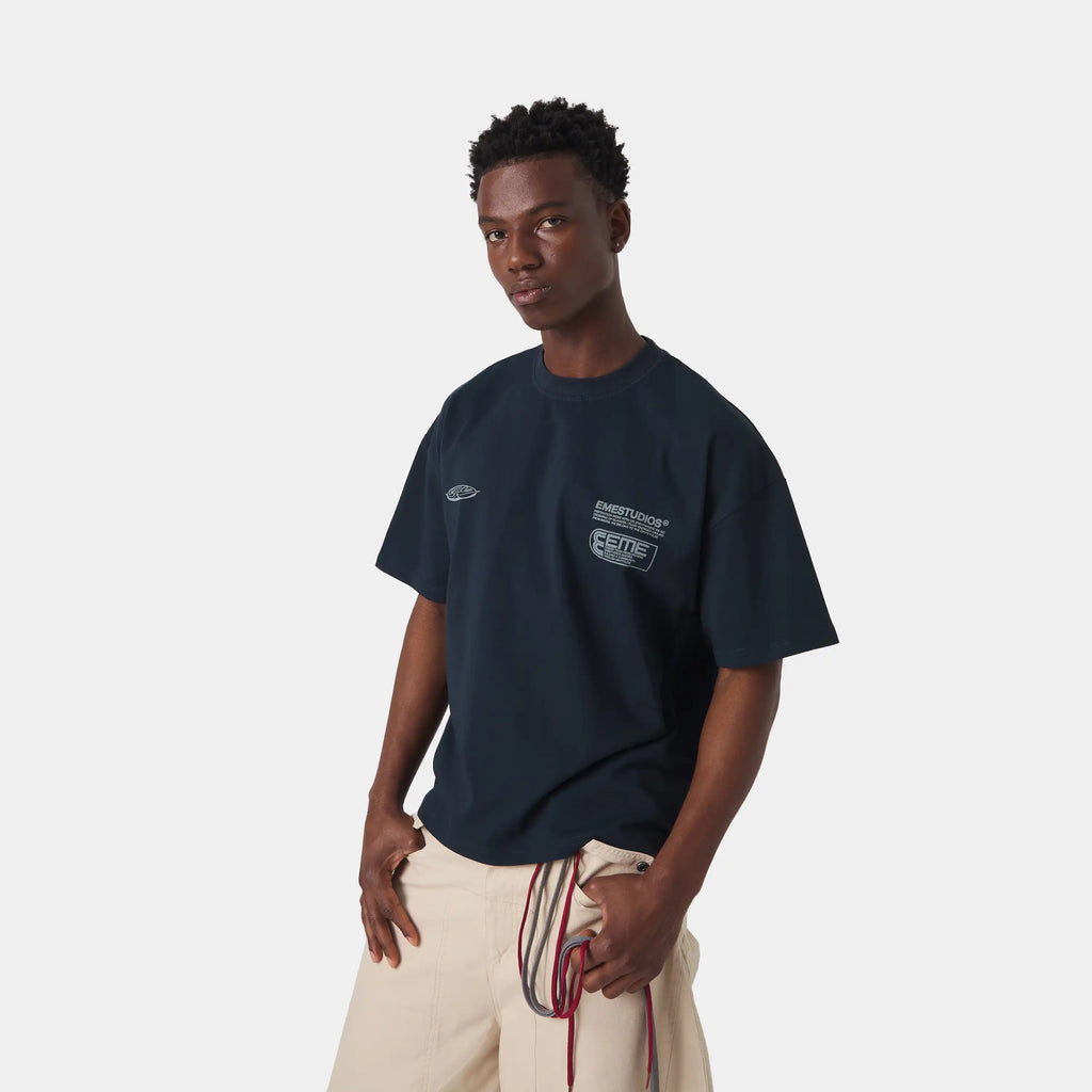 Rodeo Navy Oversized Tee