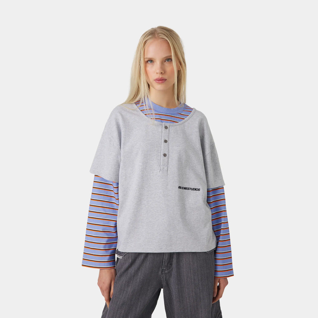 Double Collar Long Sleeve