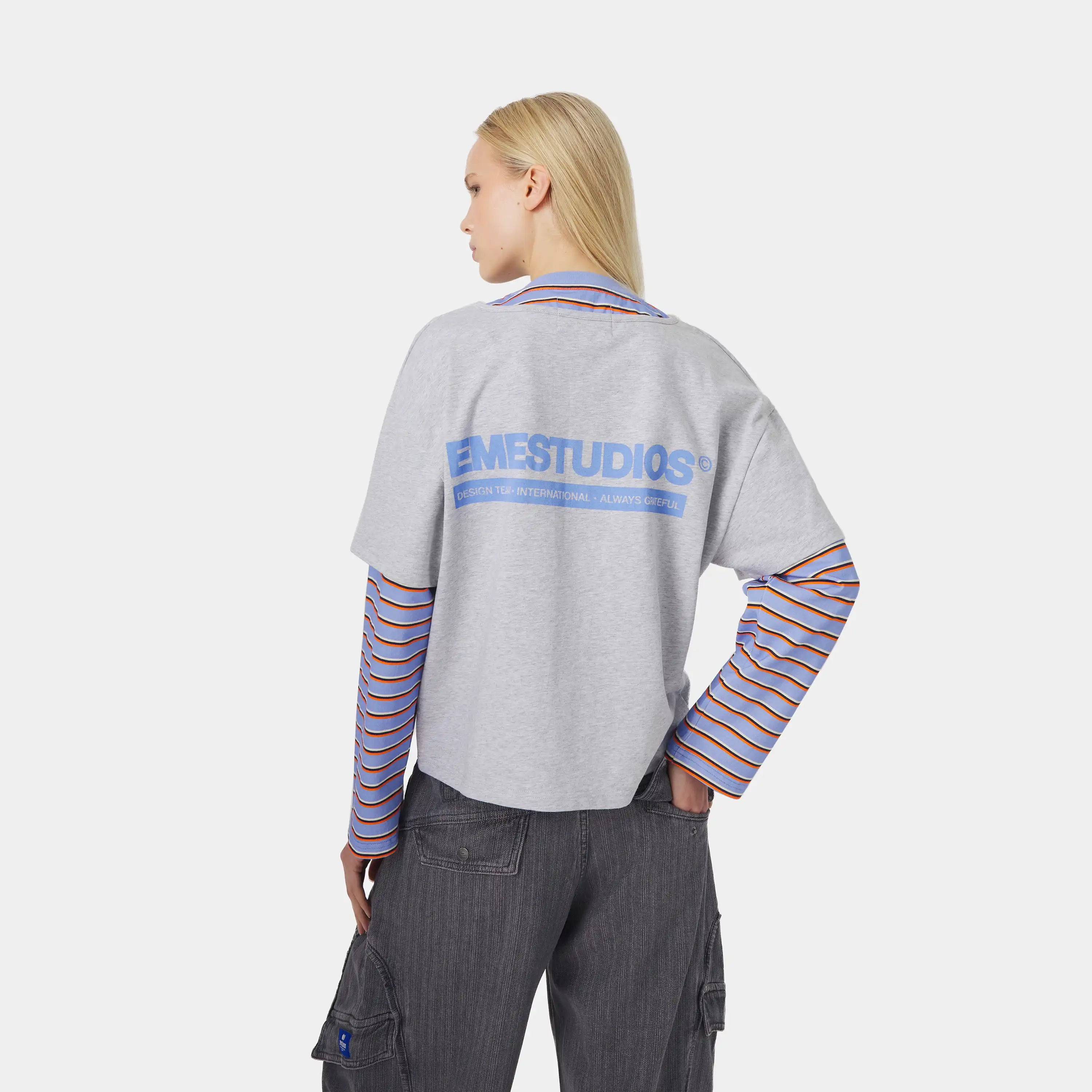 Double Collar Long Sleeve