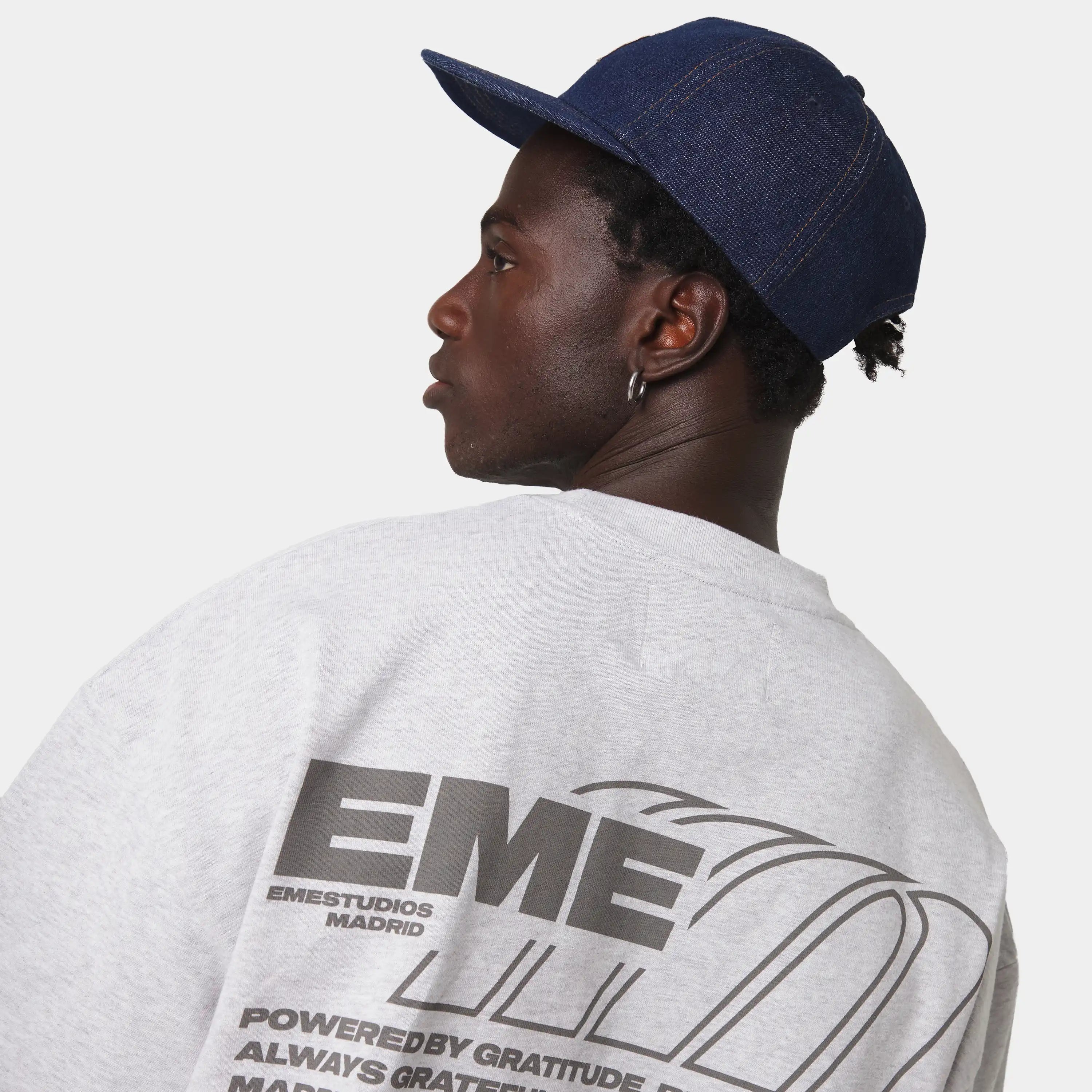 Breath Heather Grey Oversized Tee