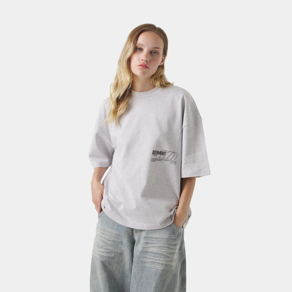 Breath Heather Grey Oversized Tee